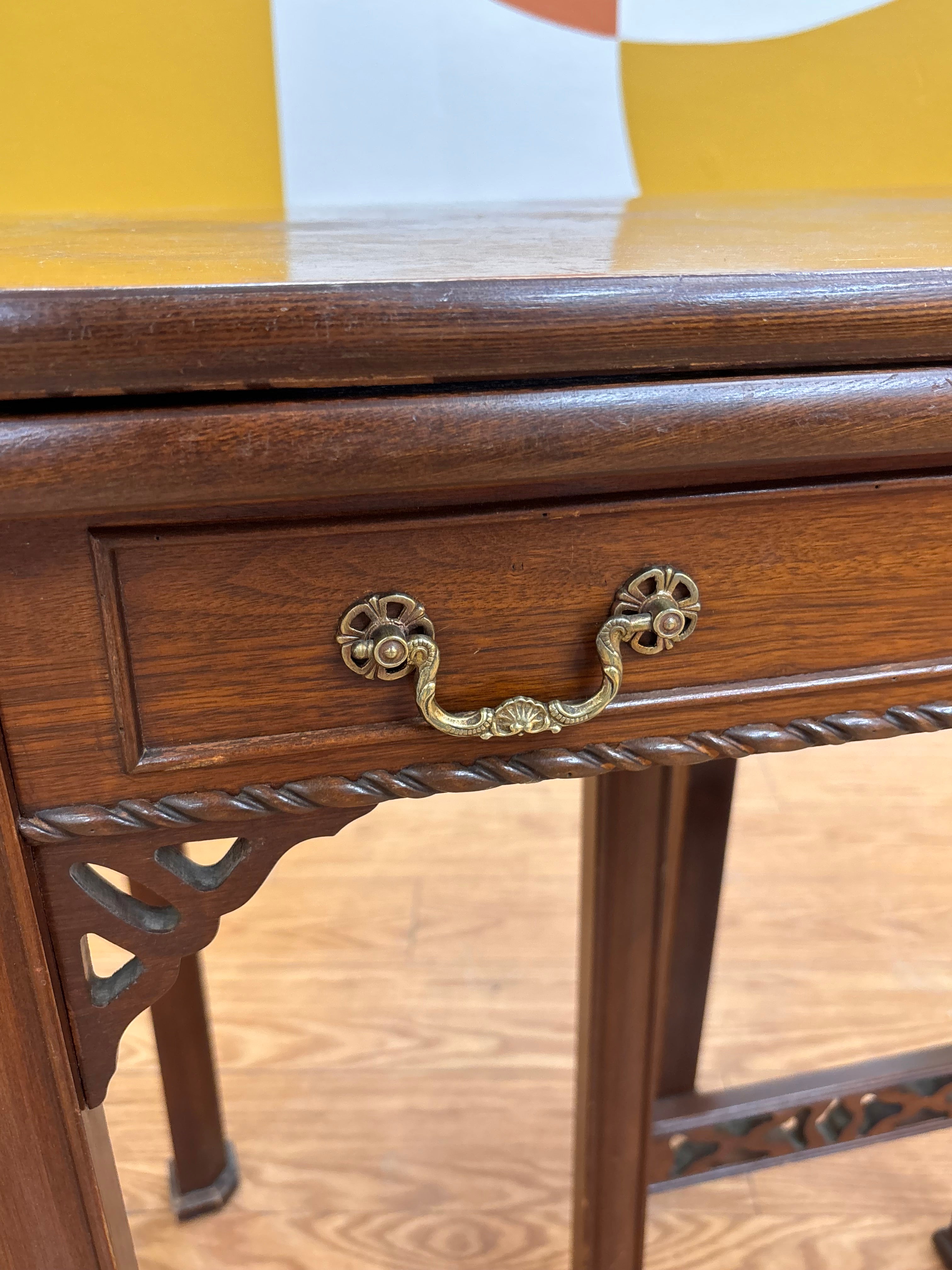 Wood Drop Leaf Dining Table