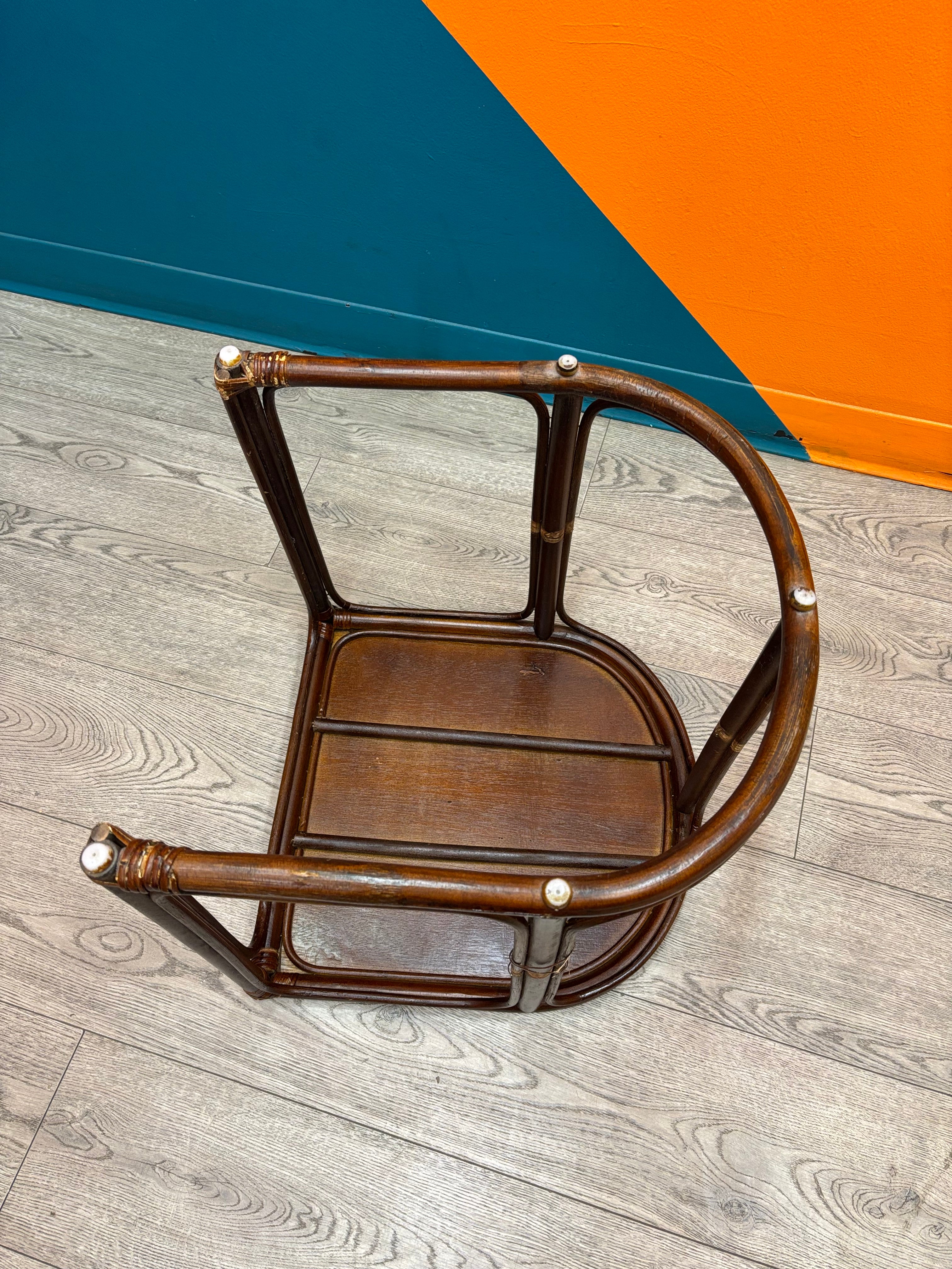 Rattan Side Table