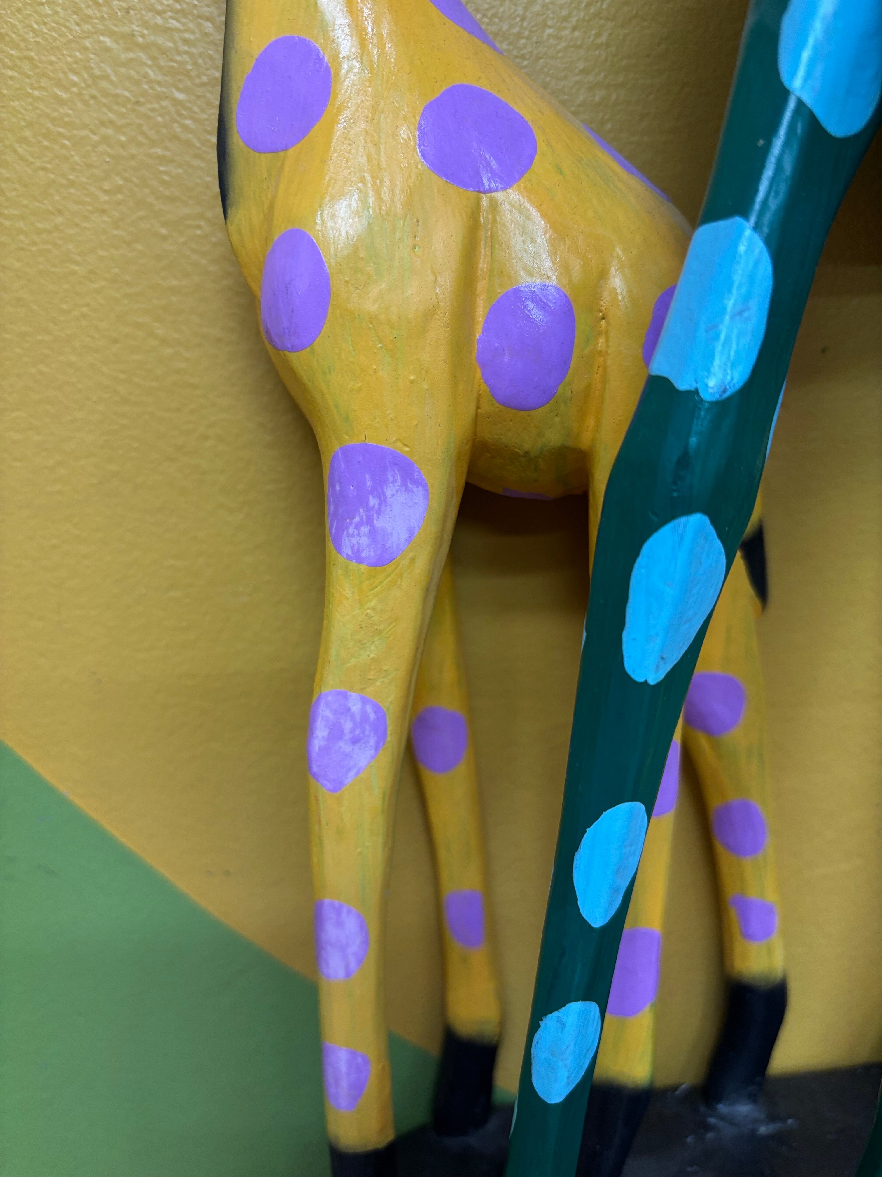 Polka Dot Giraffe Statue