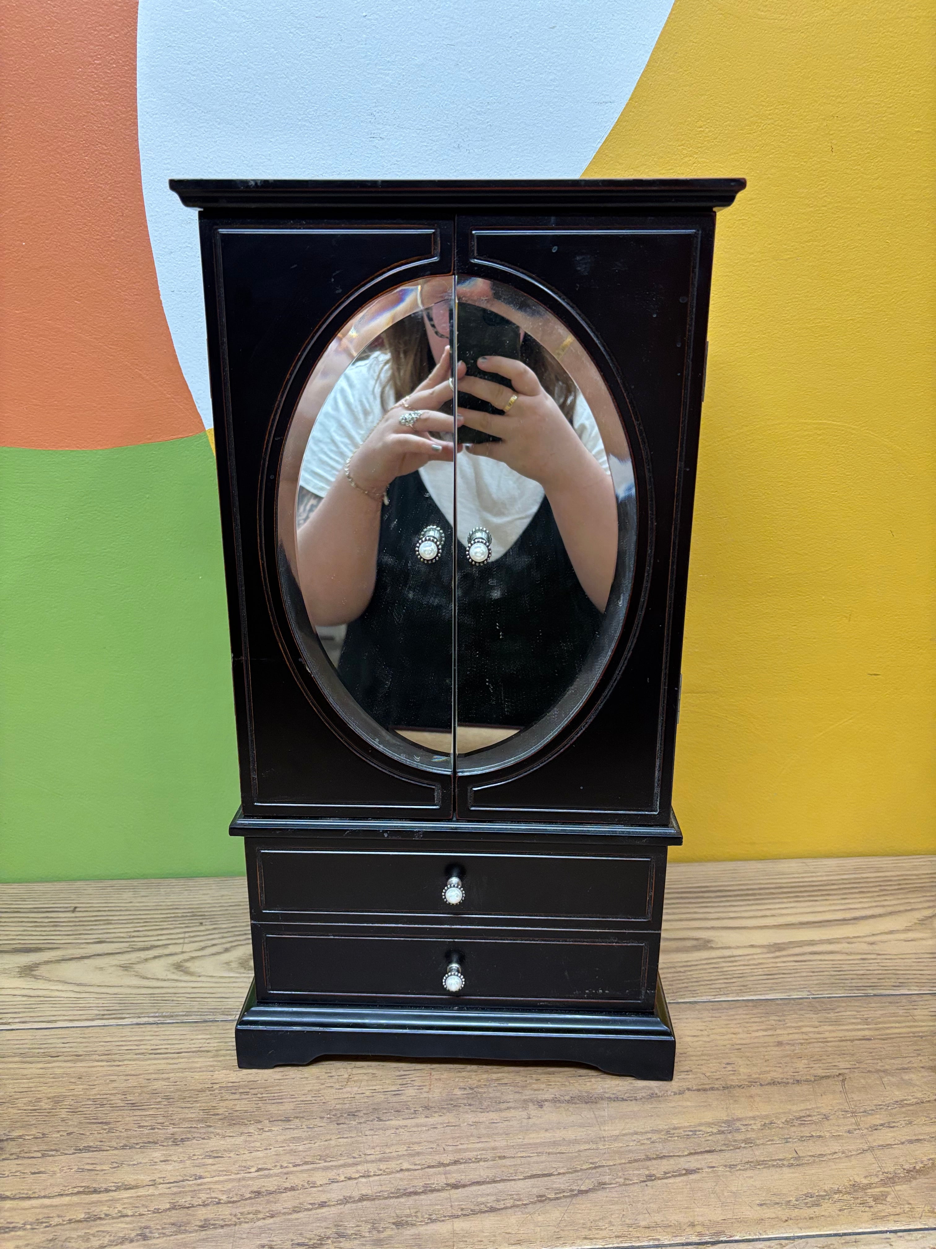 Bombay Mirrored Jewelry Box