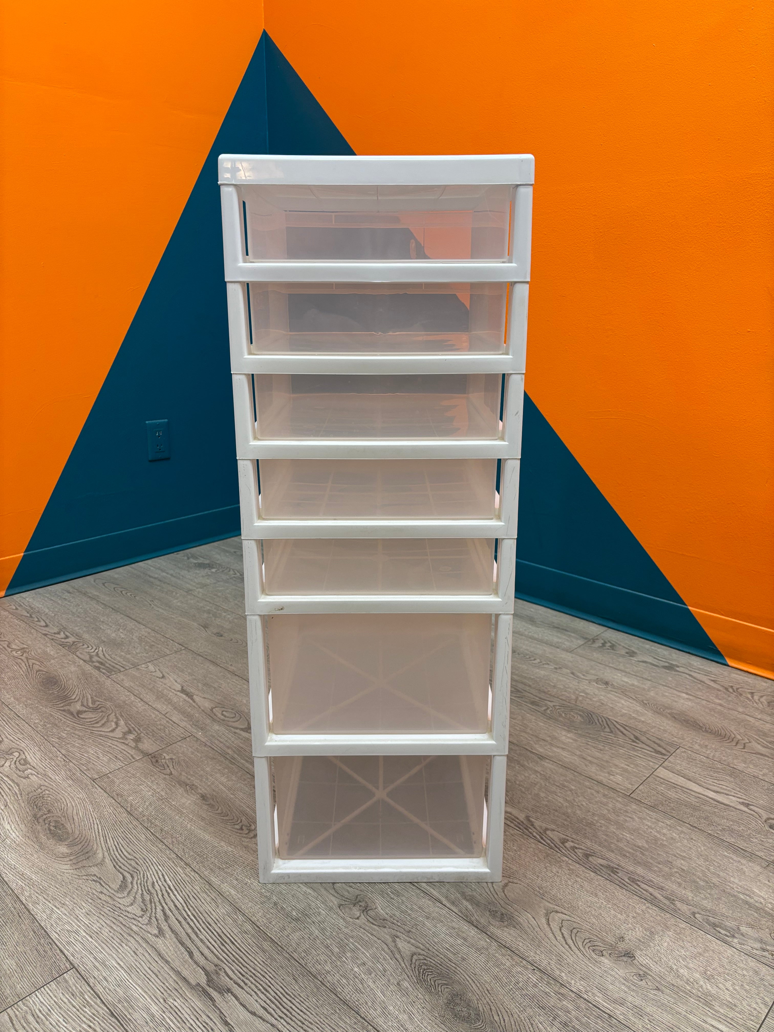 Plastic 7 Drawer Organizer