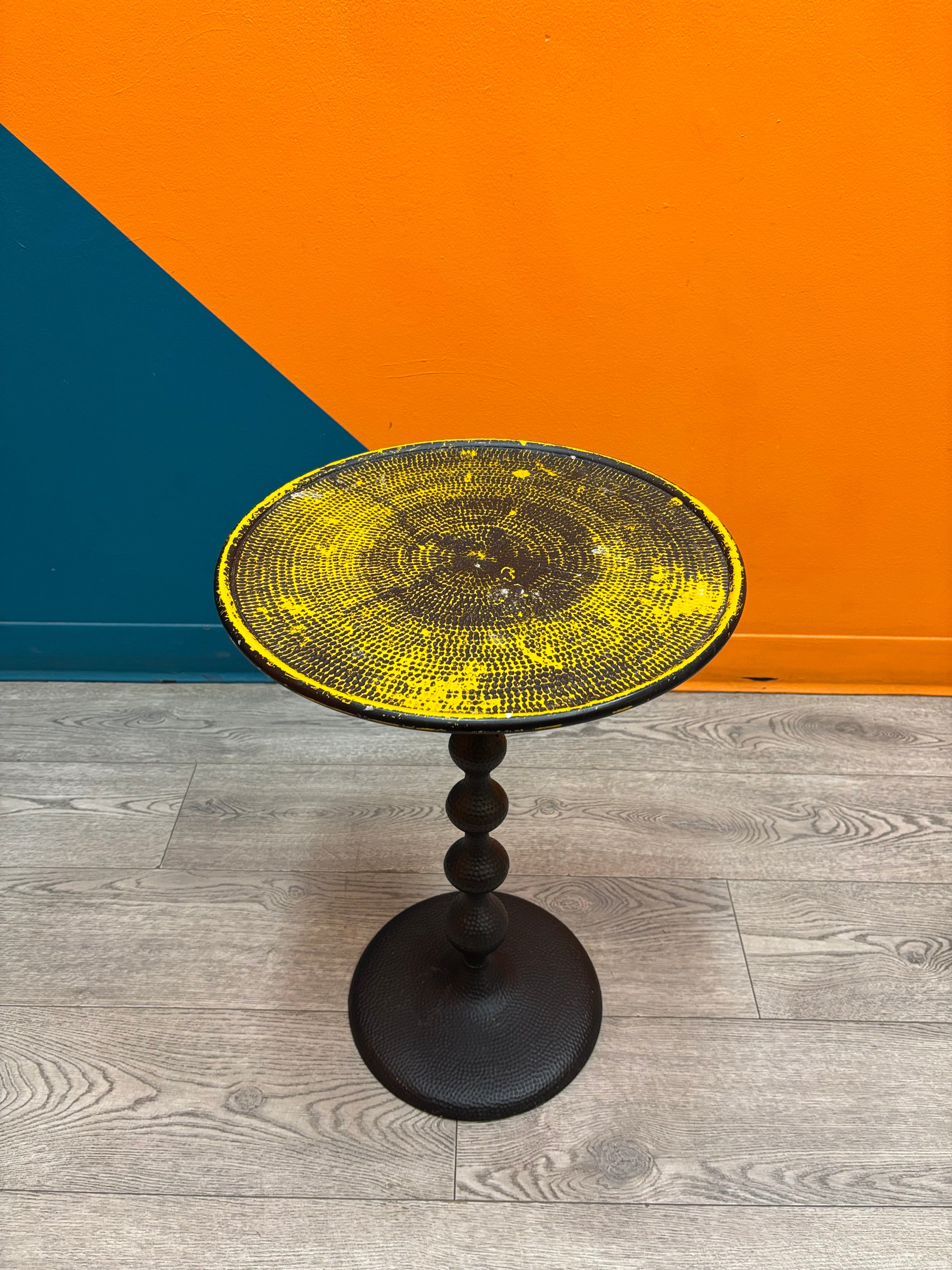 Yellow Side Table