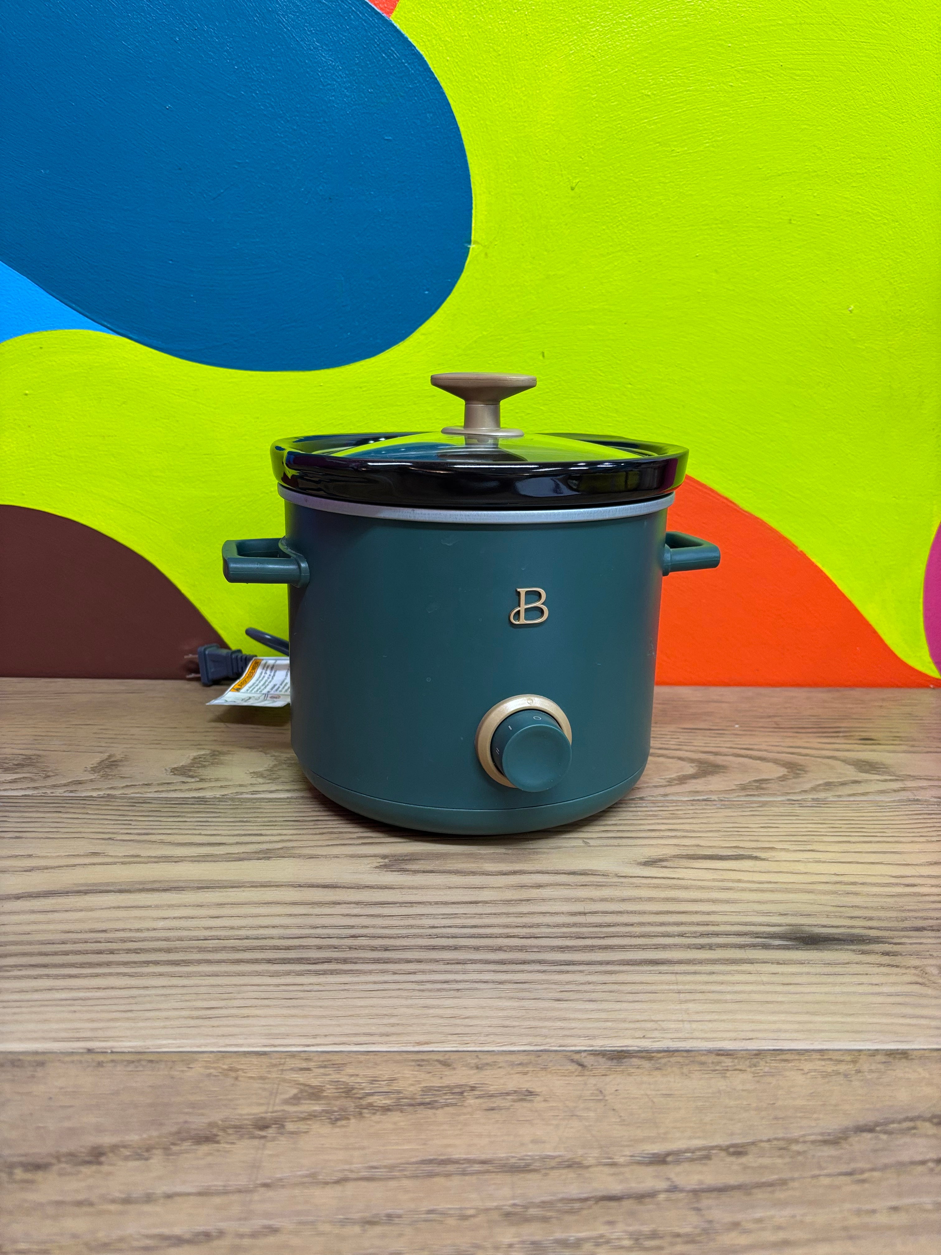 Beautiful by Drew Barrymore Green 2Qt Slow Cooker