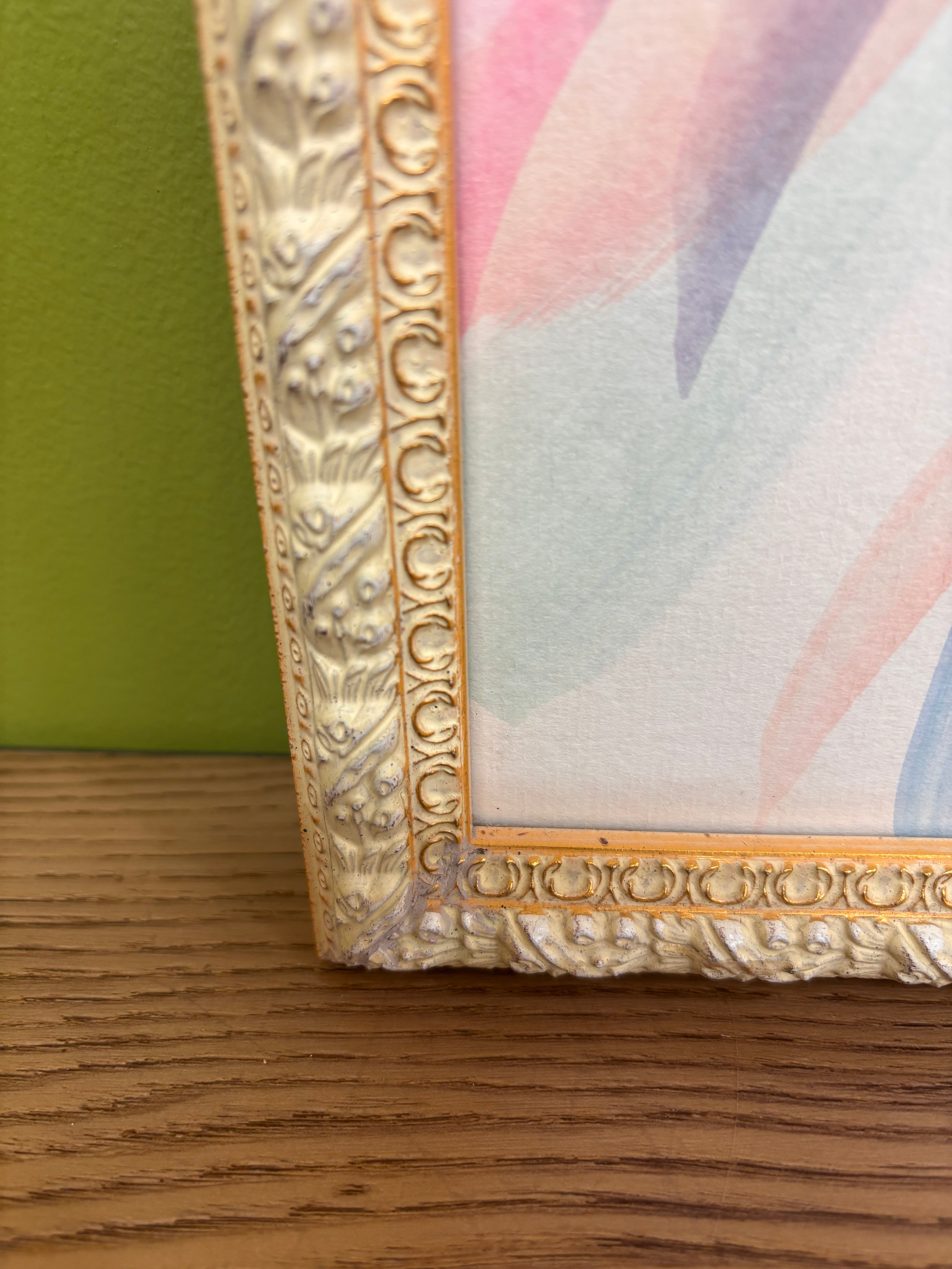 Framed "Angel of Serenity" Watercolour Art Print