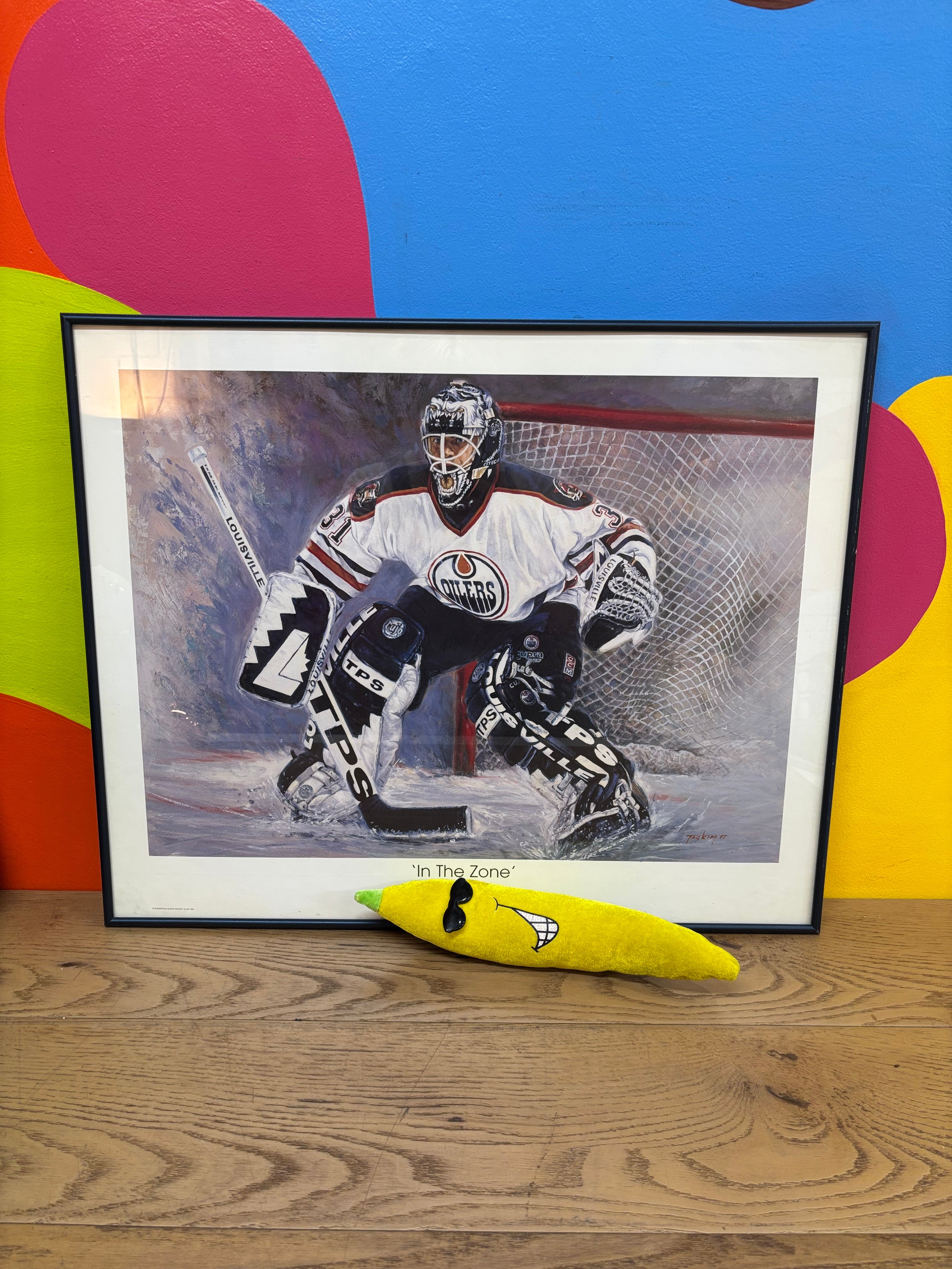 Curtis Joseph "In The Zone" Lithograph