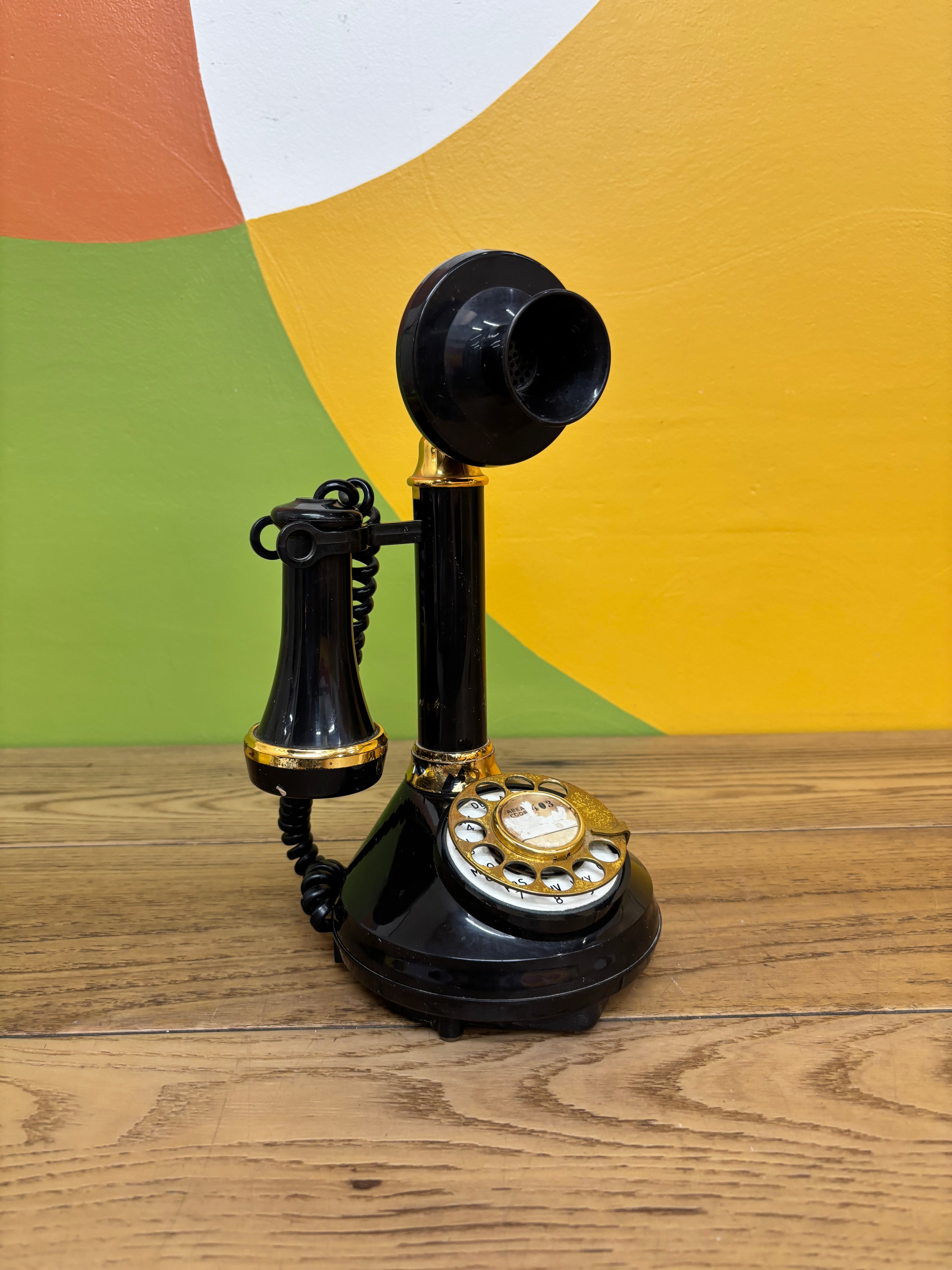 Deco-Tel Candlestick Telephone