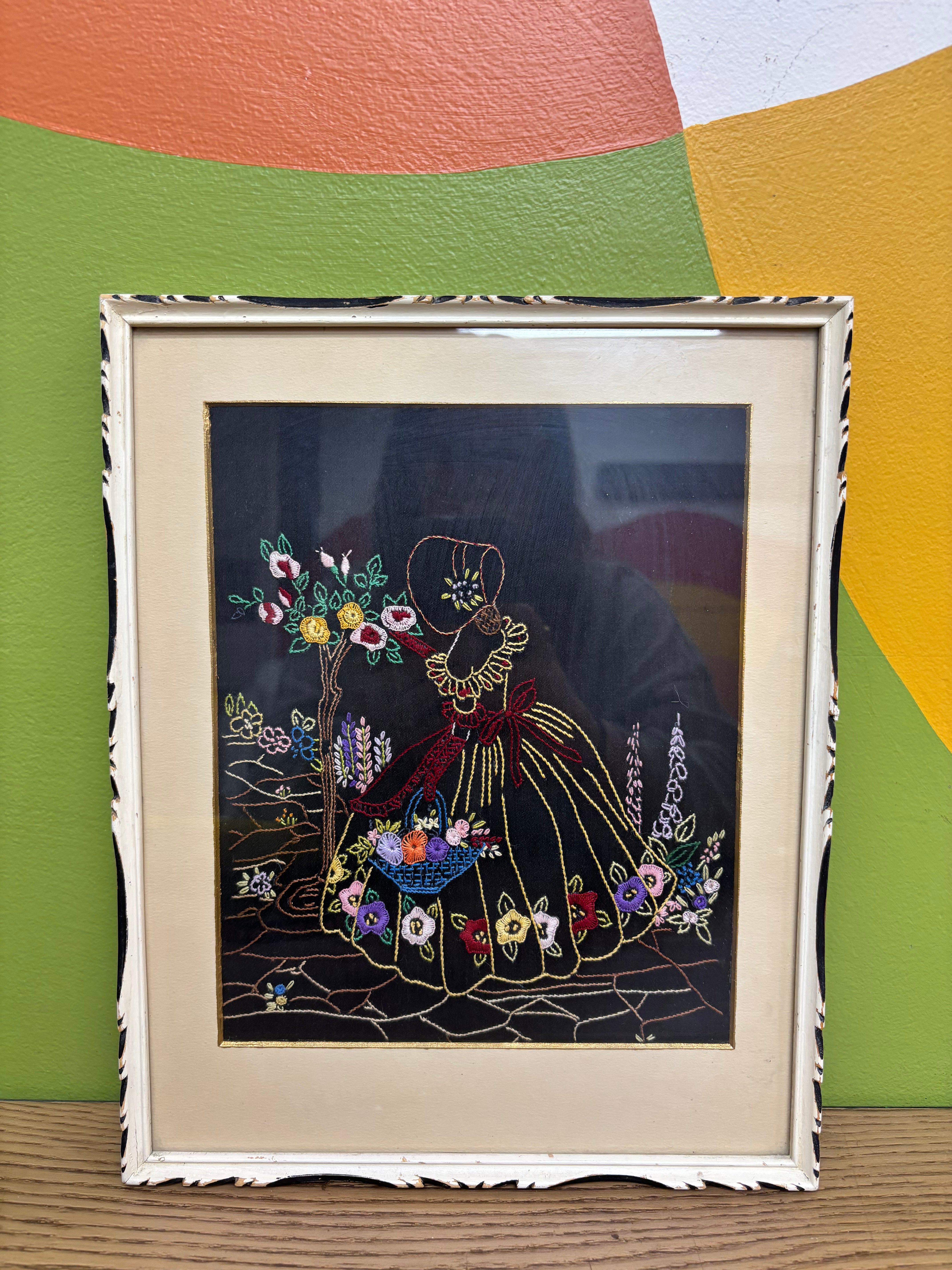 Framed Embroidered Art