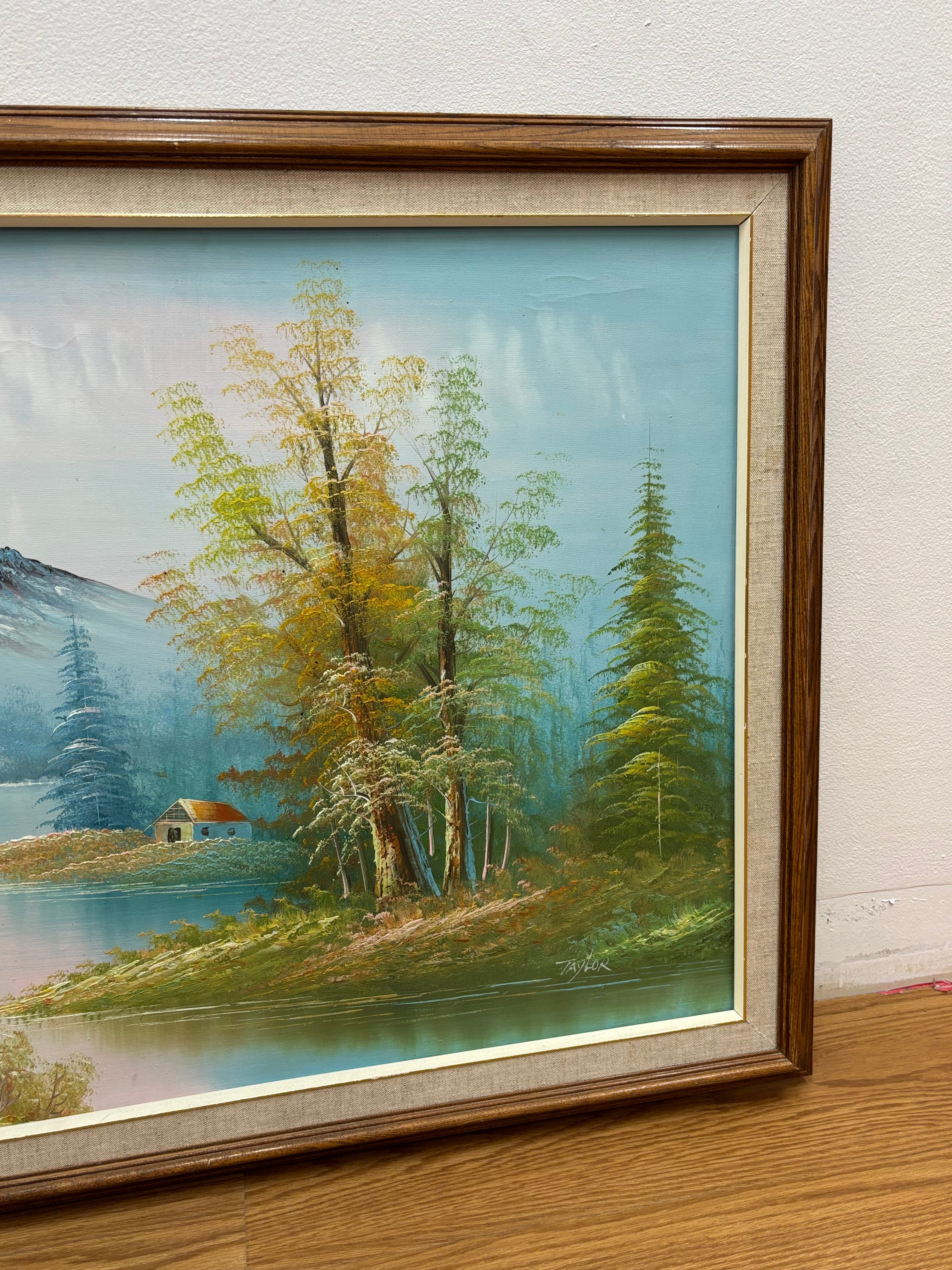 Framed Mountain Scene