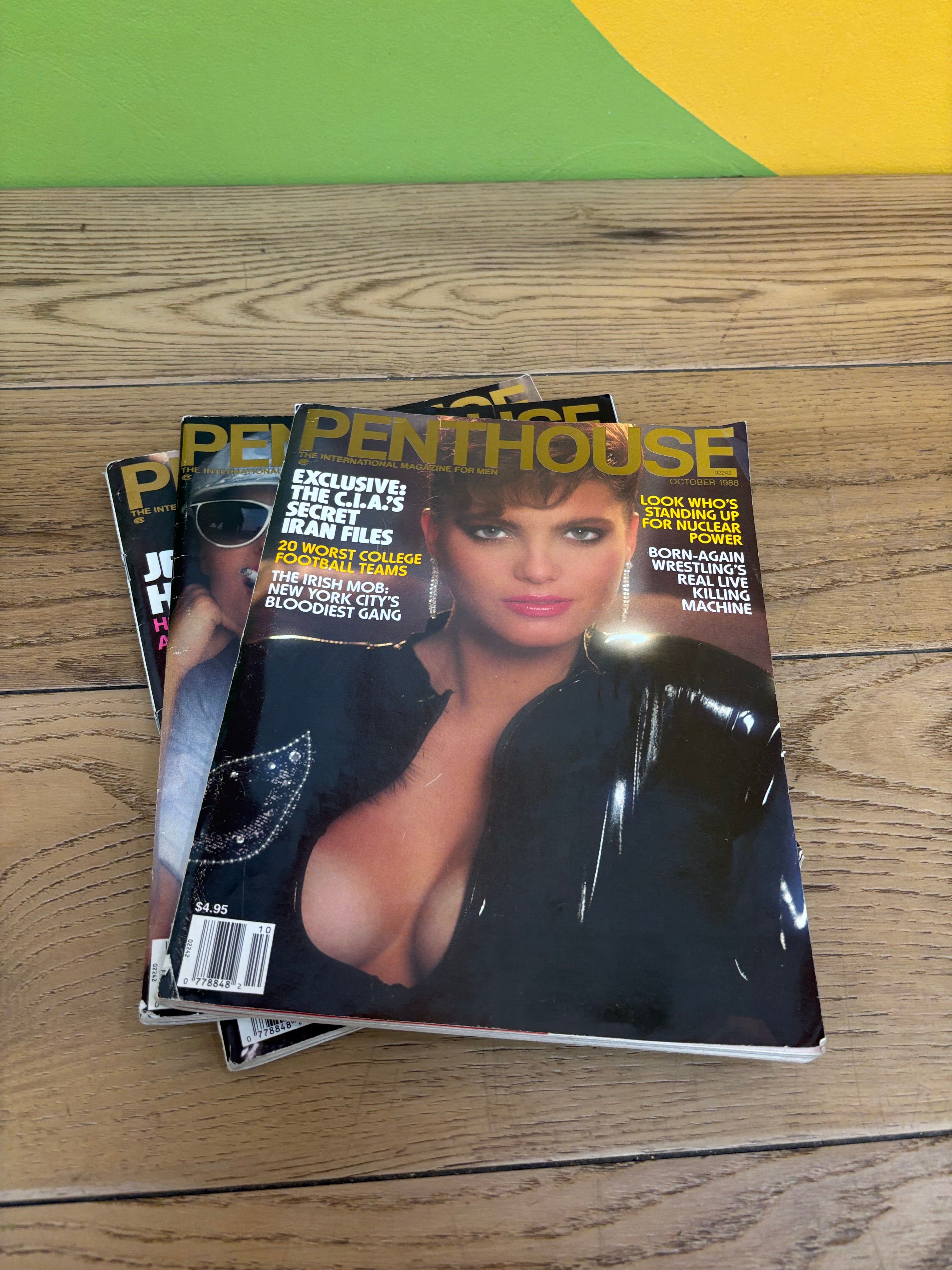 (3) 1988 Penthouse Magazines