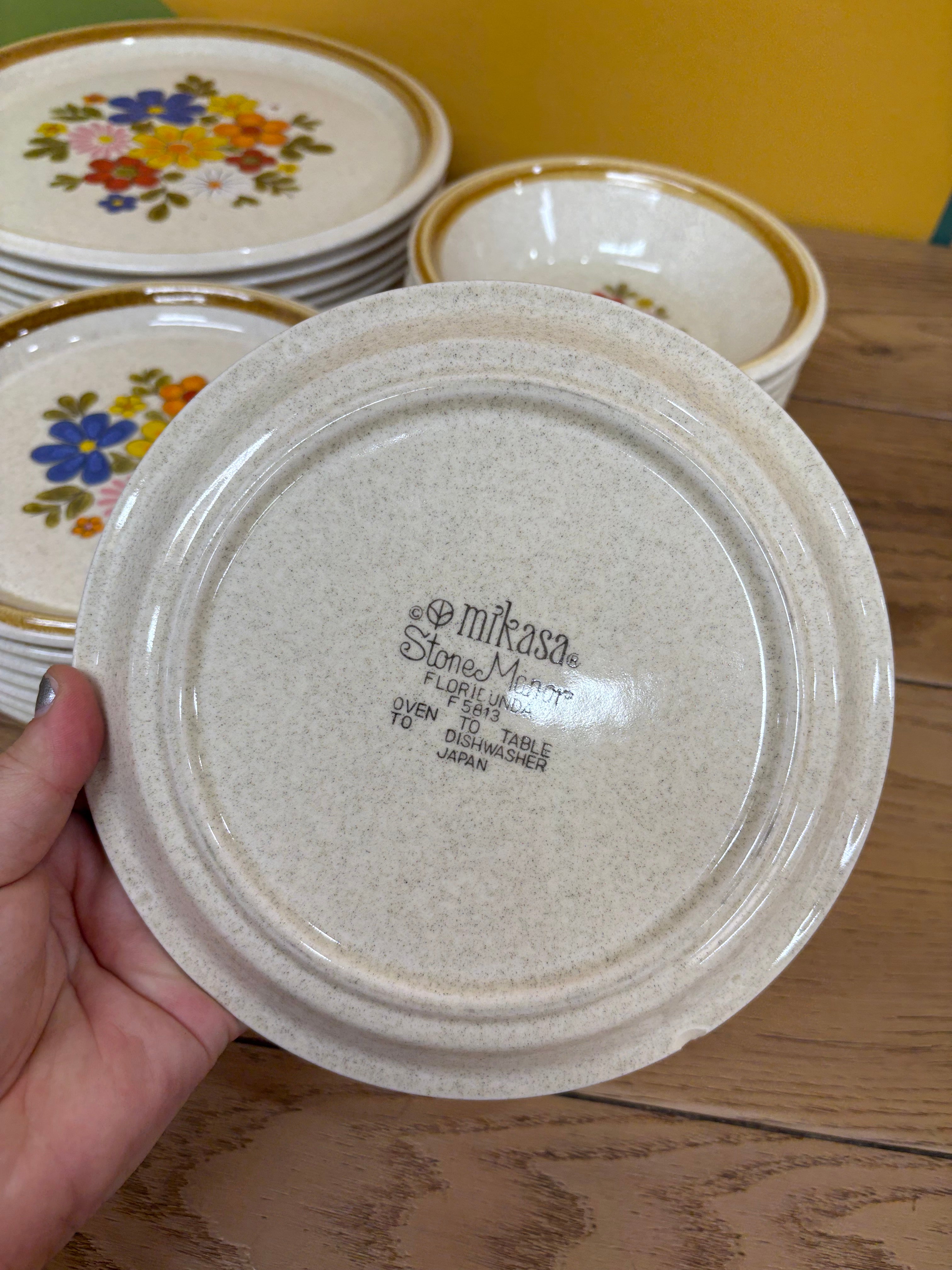 Mikasa Stone Manor Floribunda Plates & Bowls Bundle