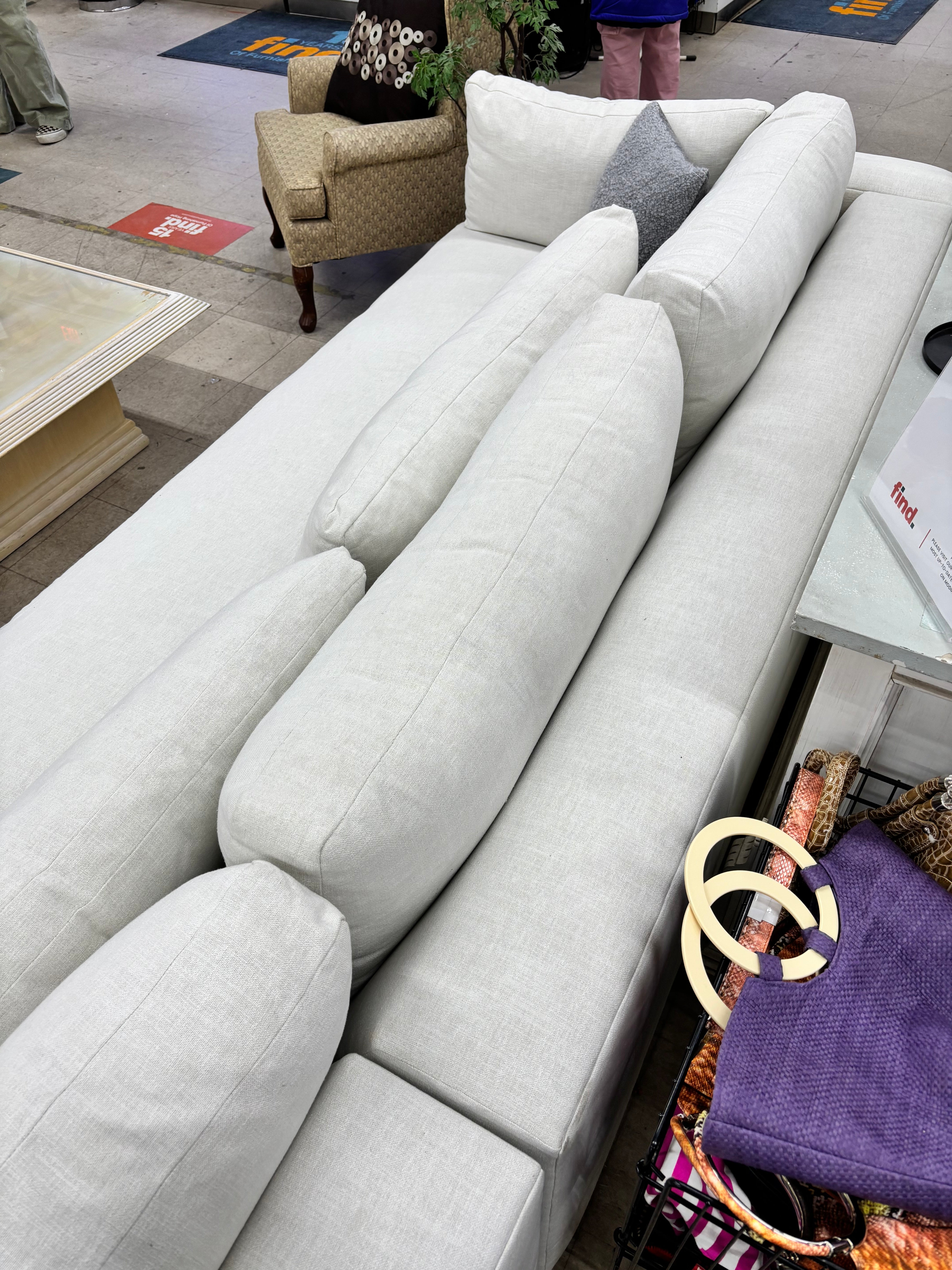 Large Taupe Sectional