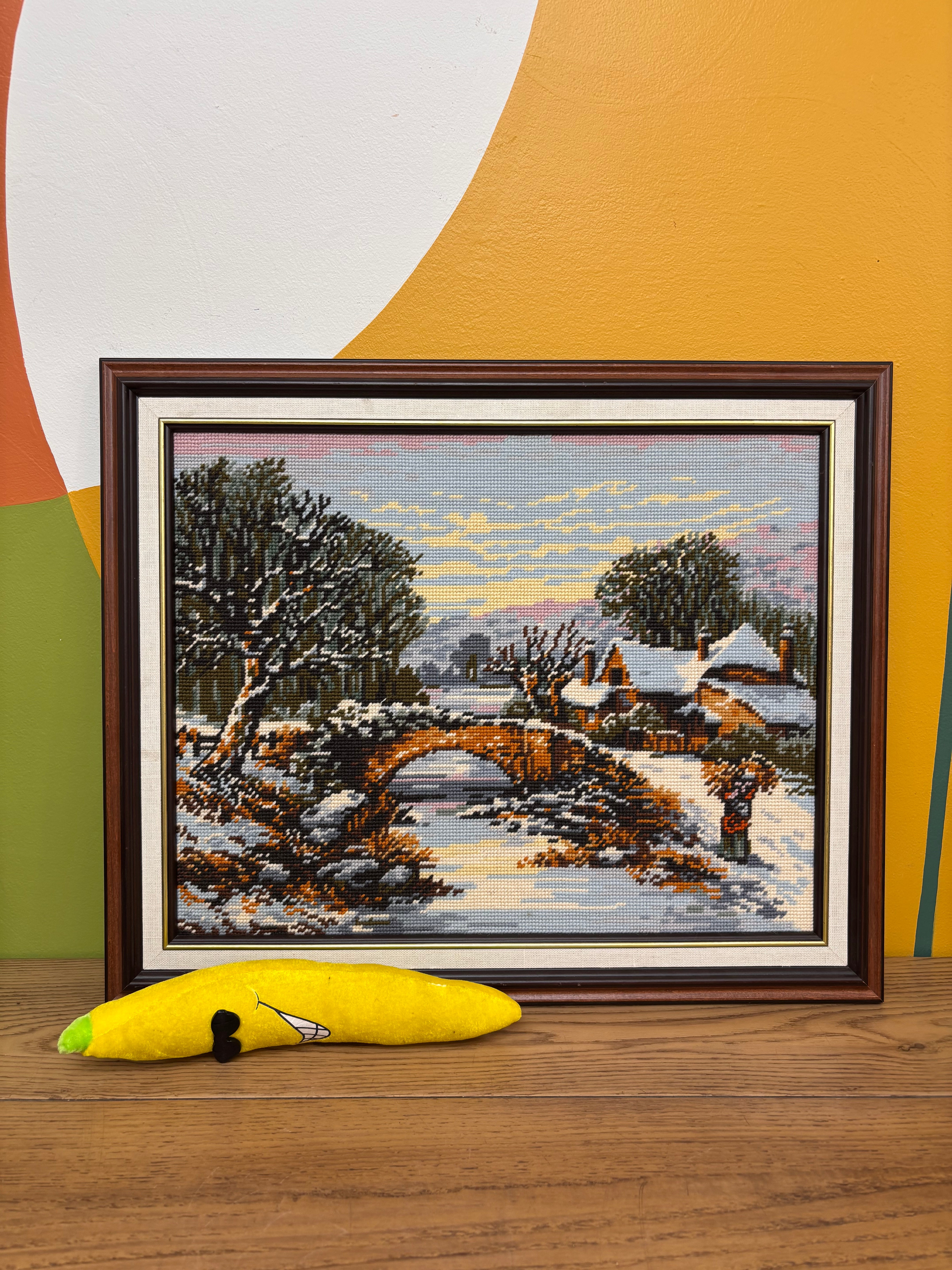 Framed Needlepoint Artwork