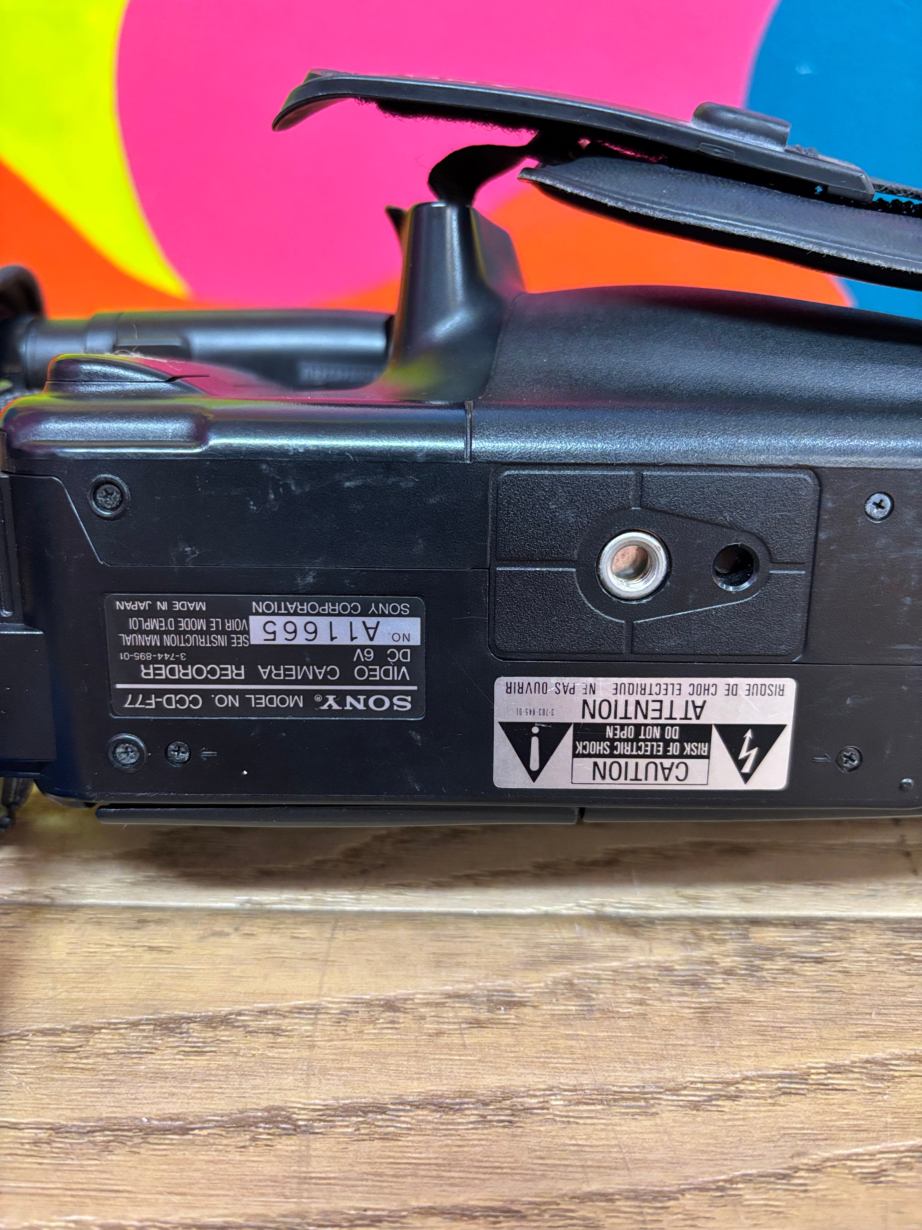 Sony Handycam Video 8 Camcorder (CCD-F77)