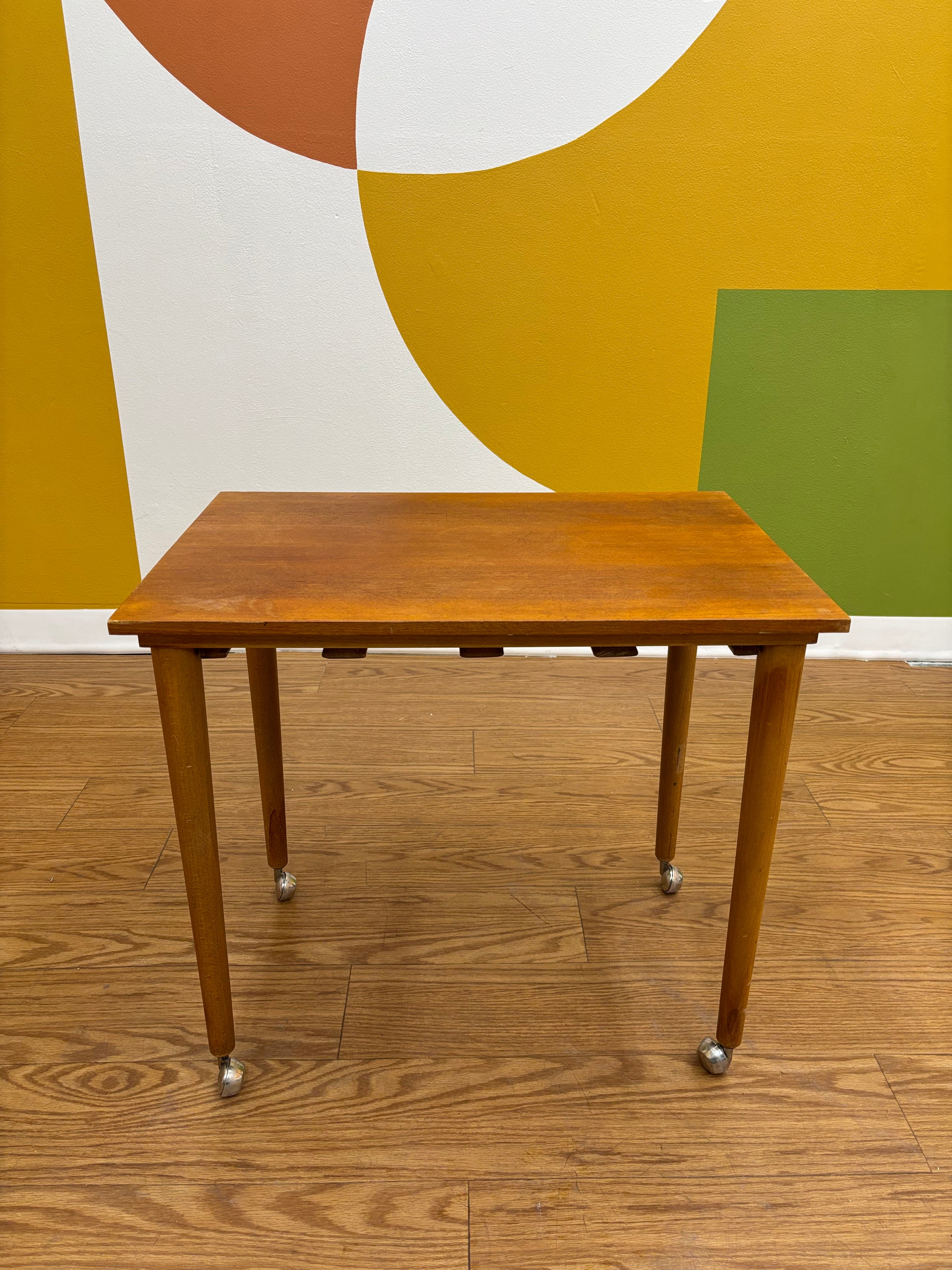Rolling Side Table