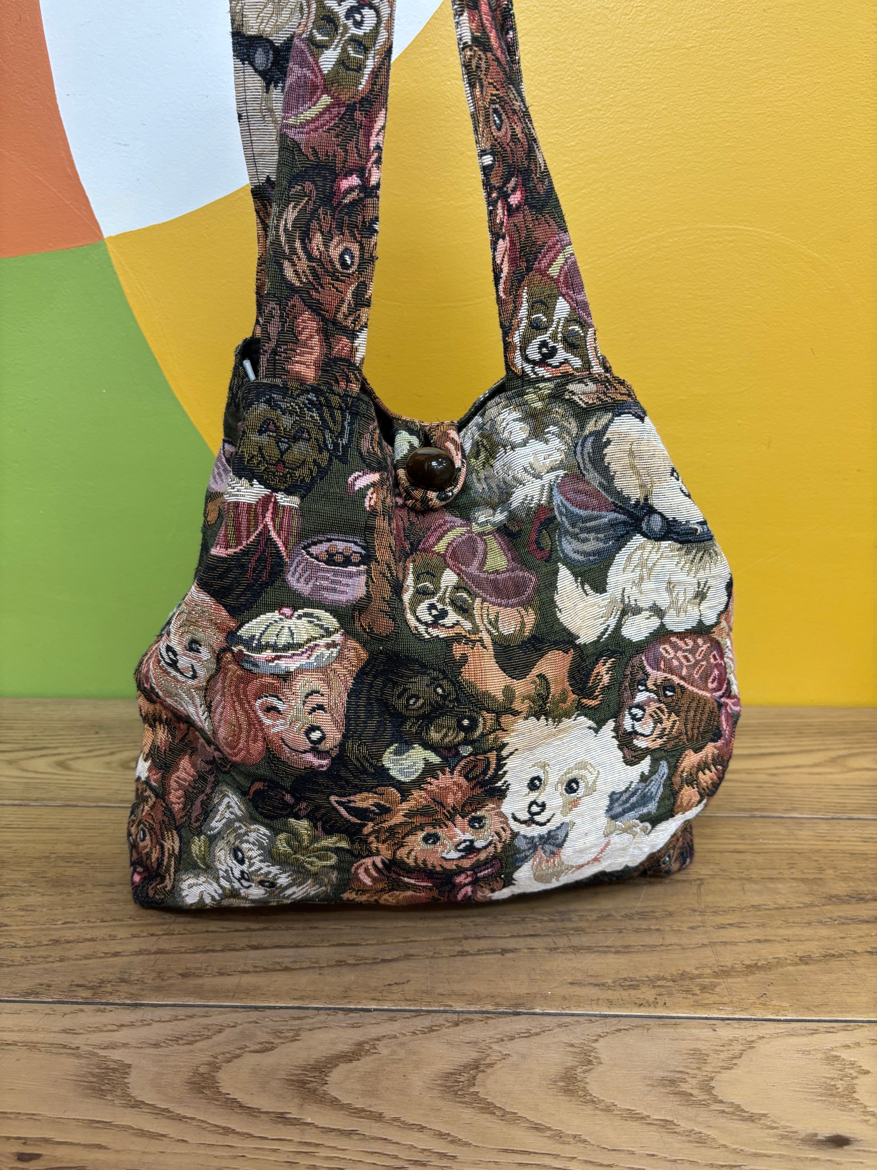 Dog Tapestry Bag
