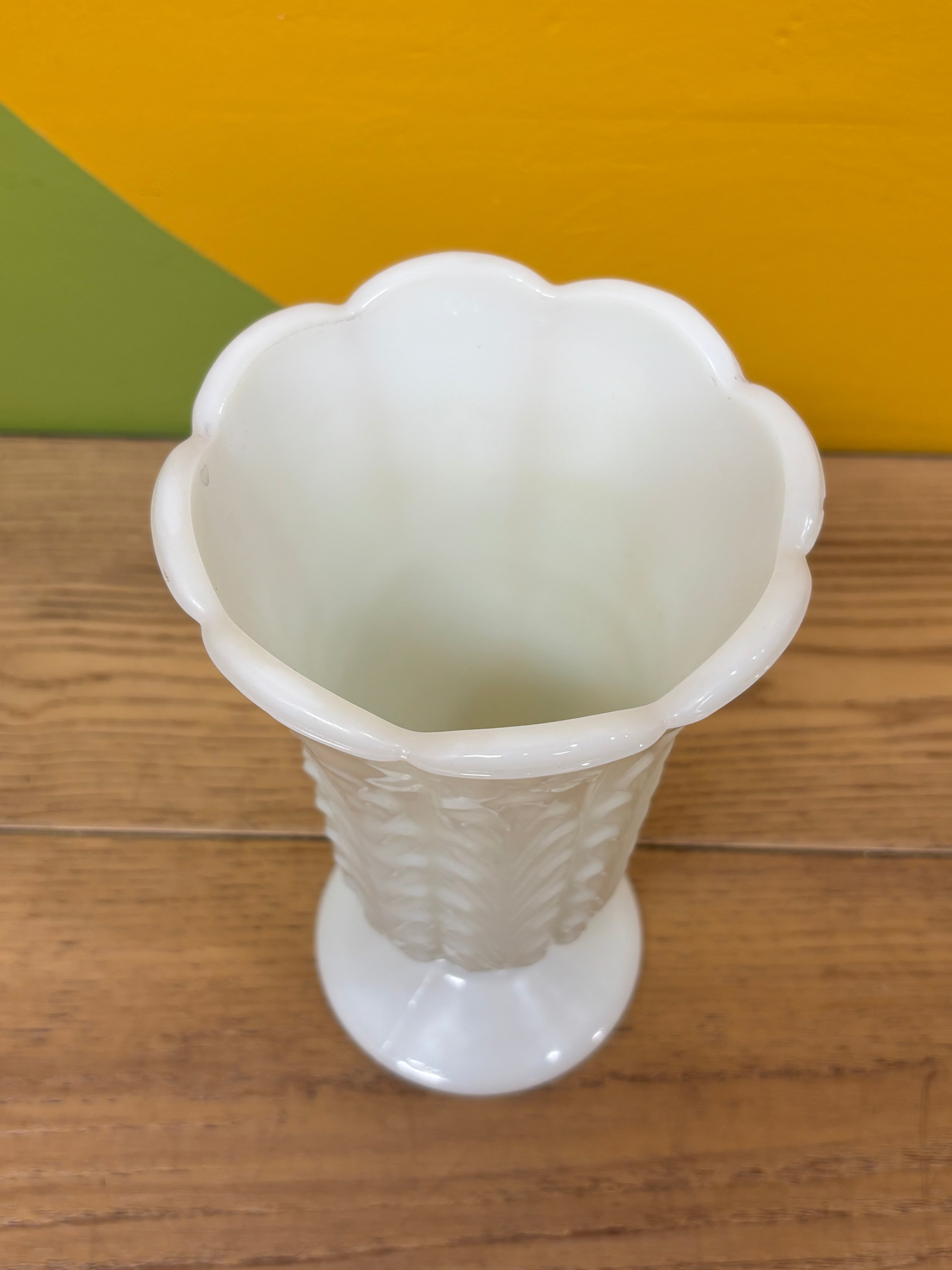 Milk Glass Vase
