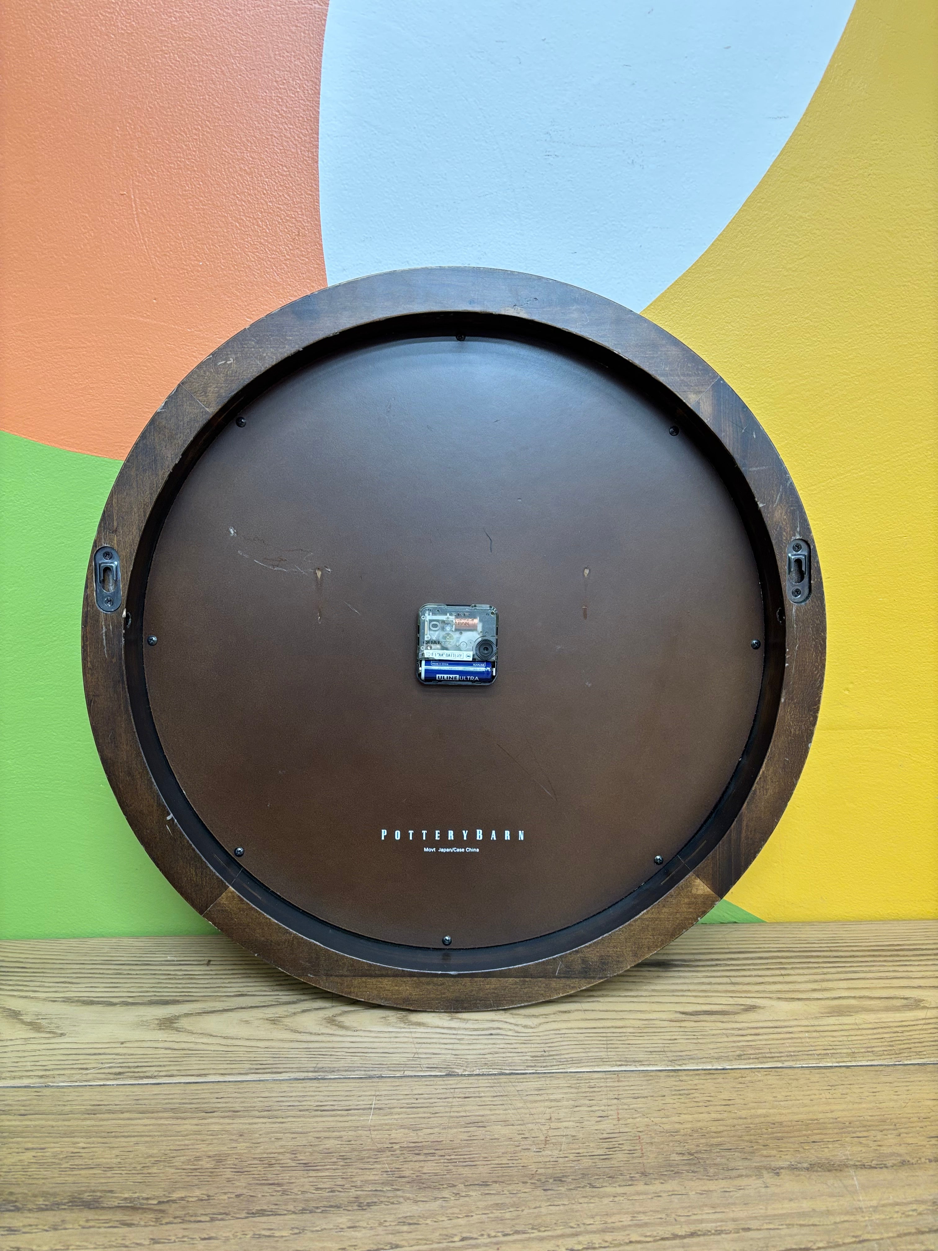 Pottery Barn Wall Clock
