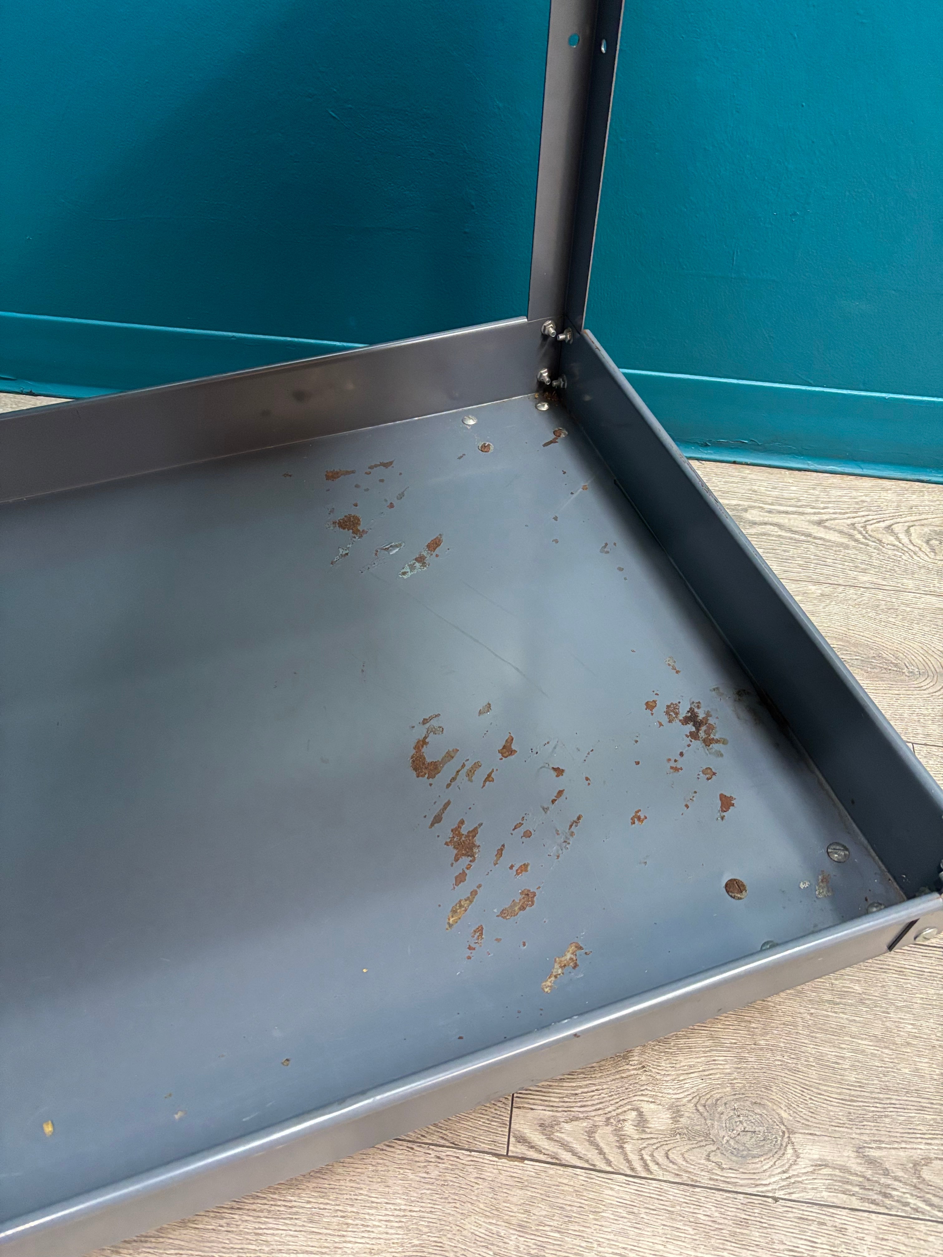 Large Metal Rolling Cart