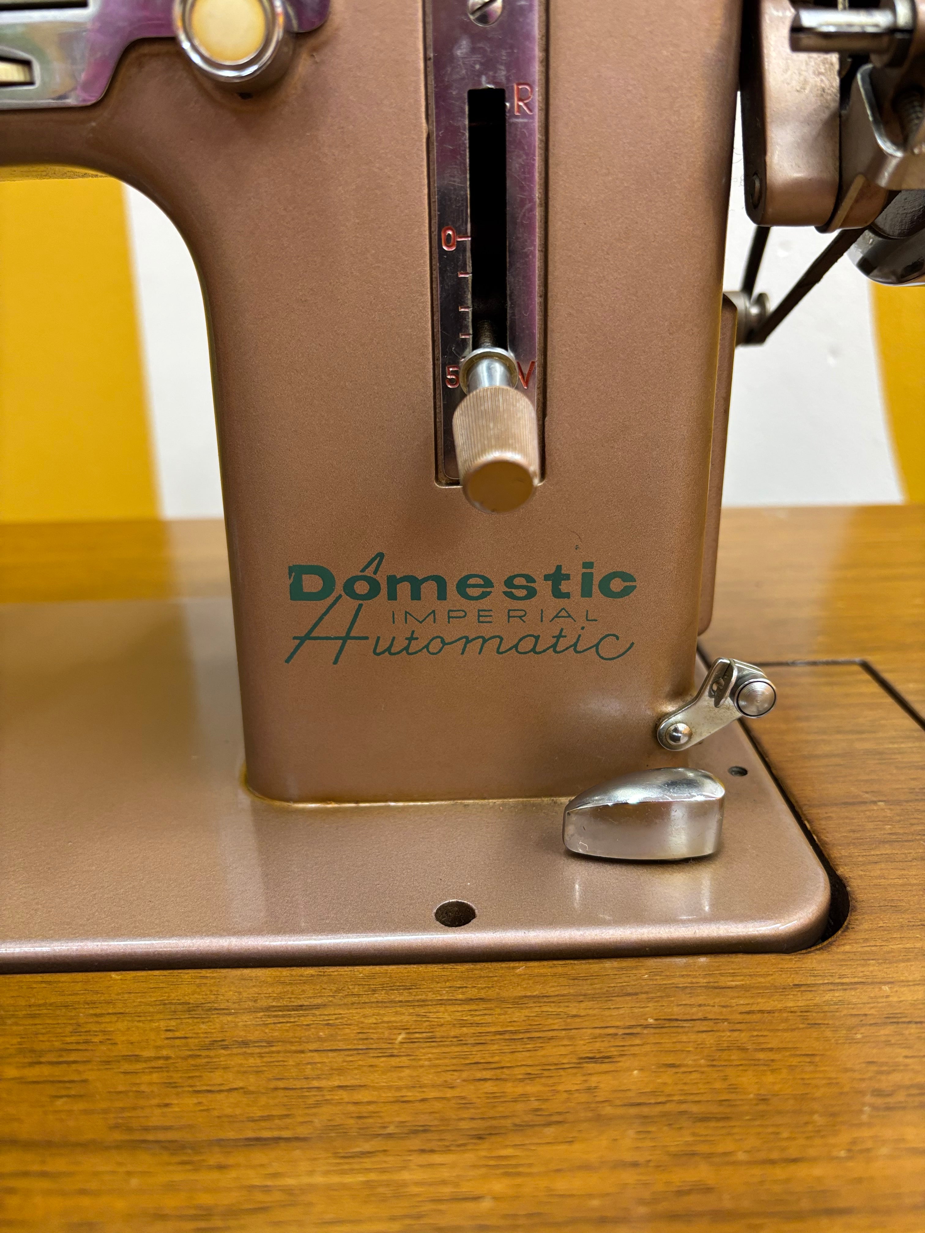 Domestic Imperial Automatic Sewing Machine Cabinet
