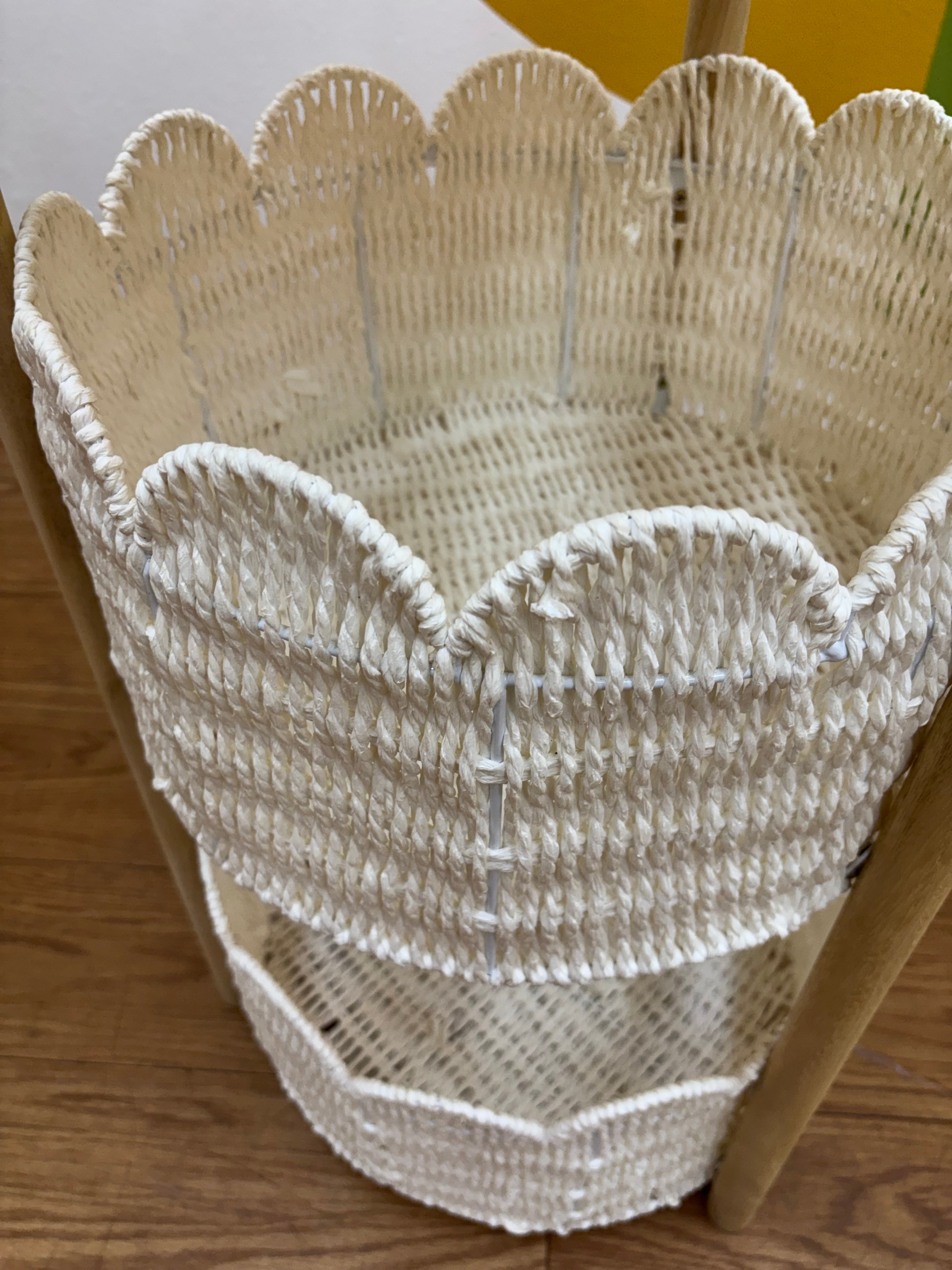 3 Tier Wicker Storage Tower