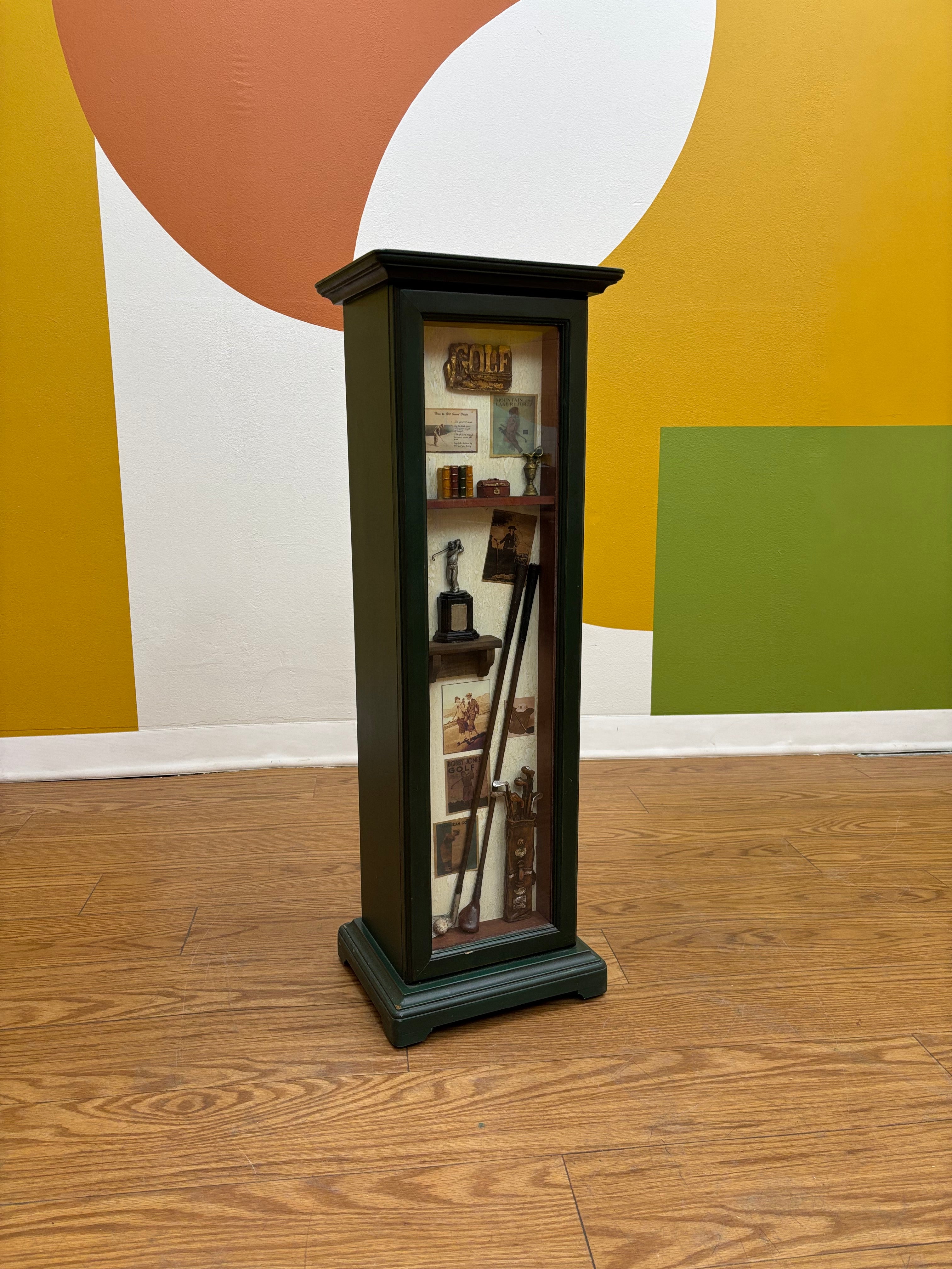 Golf Themed Wine Cabinet
