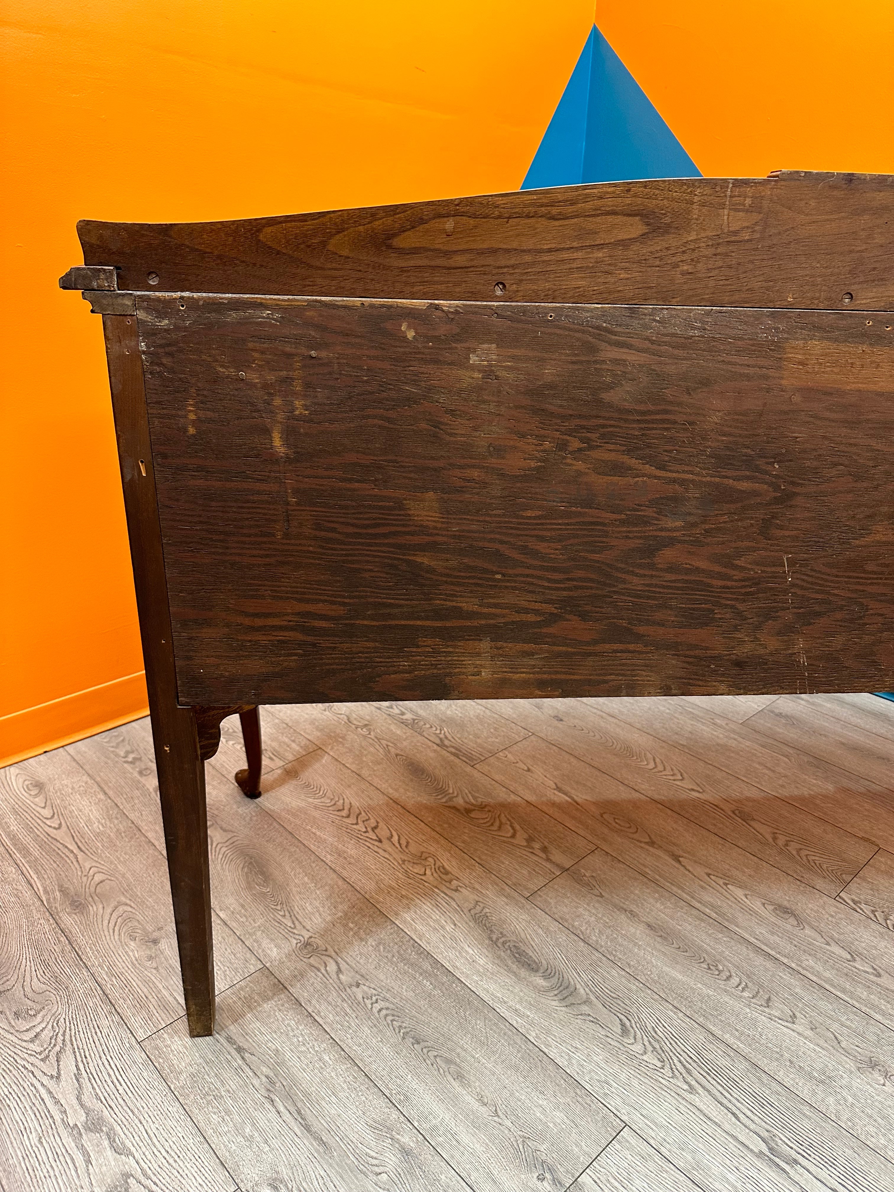 Dark Brown Wooden Dresser