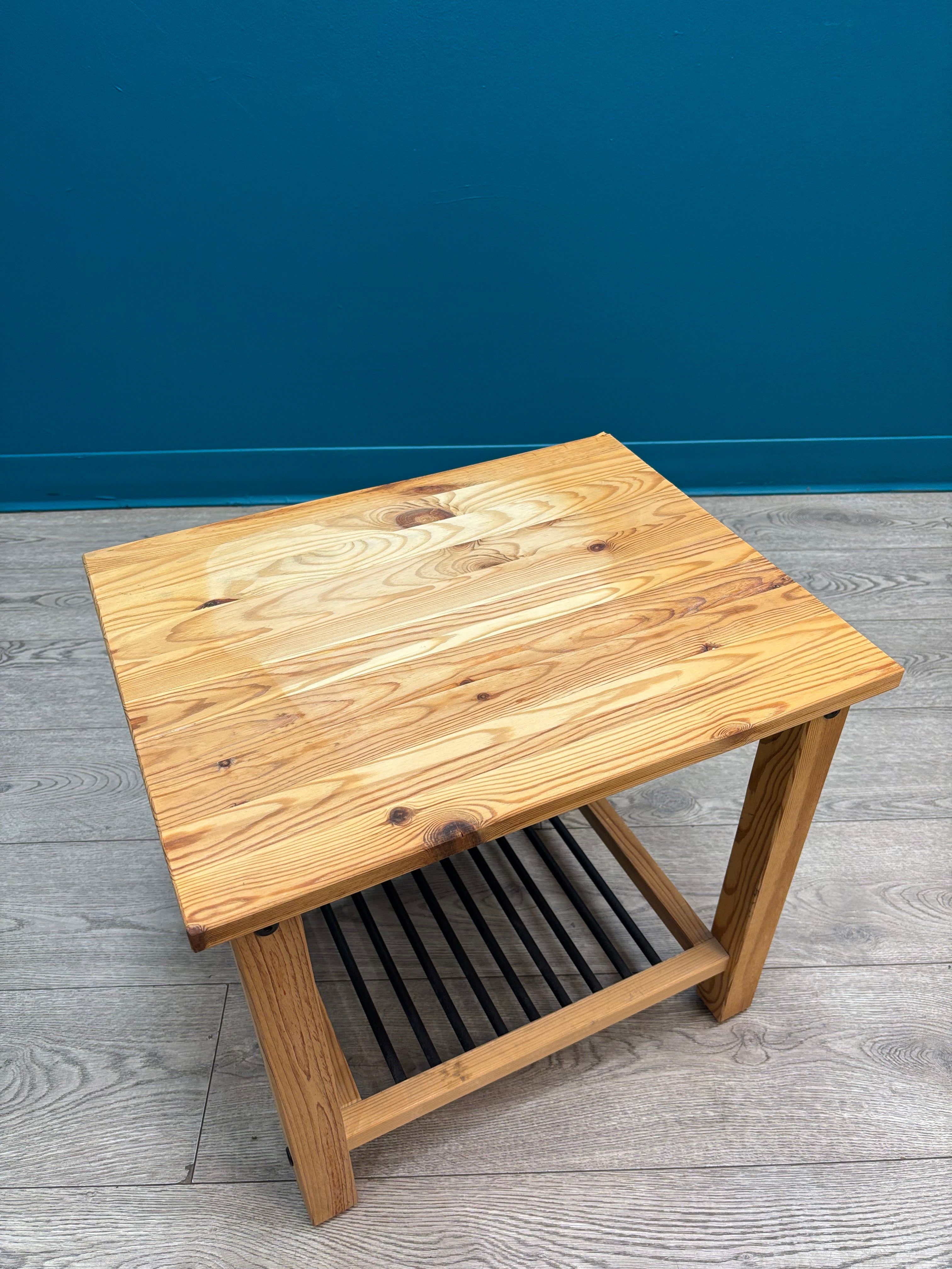 Wood Side Table