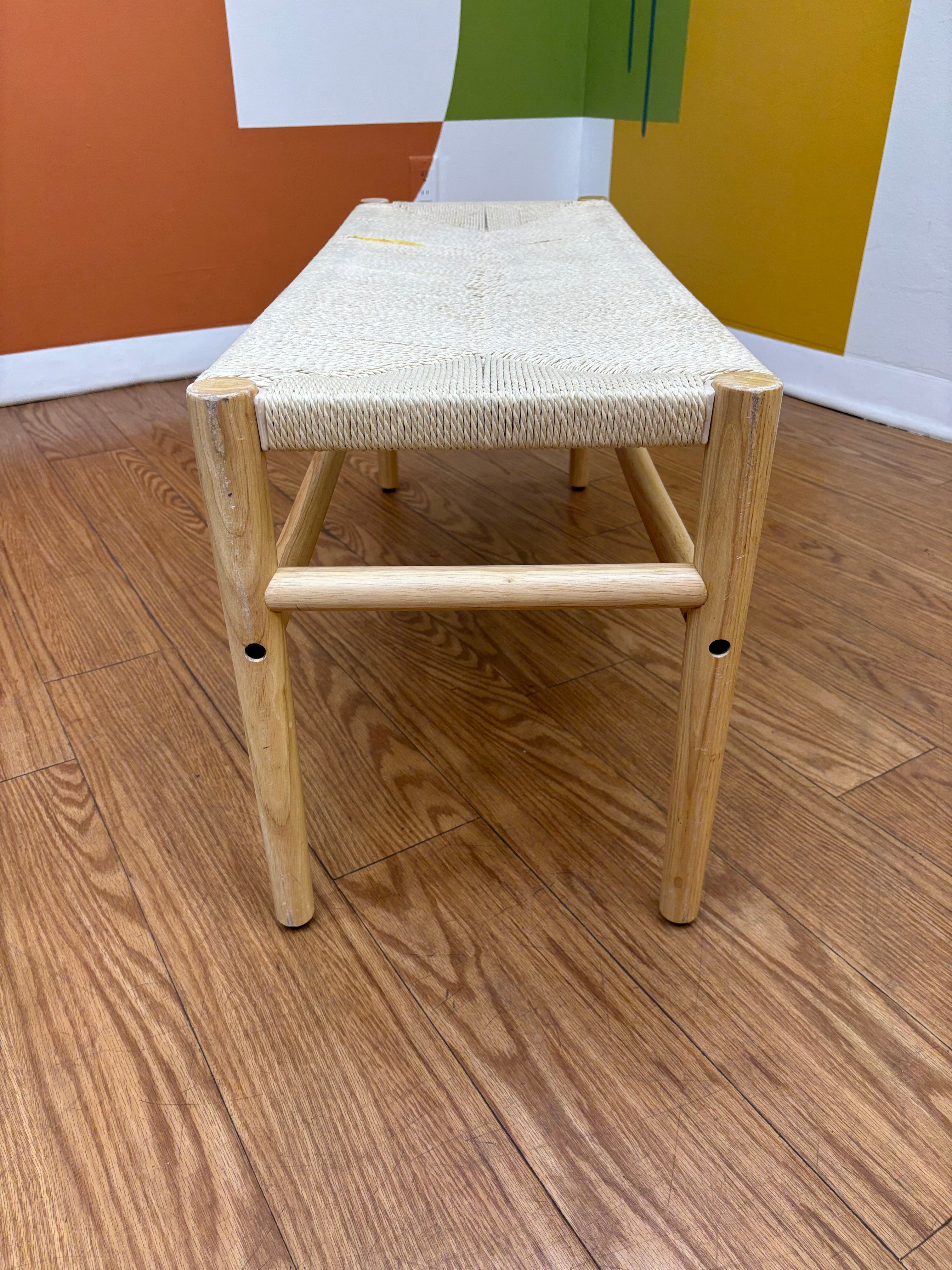 Rattan Bench