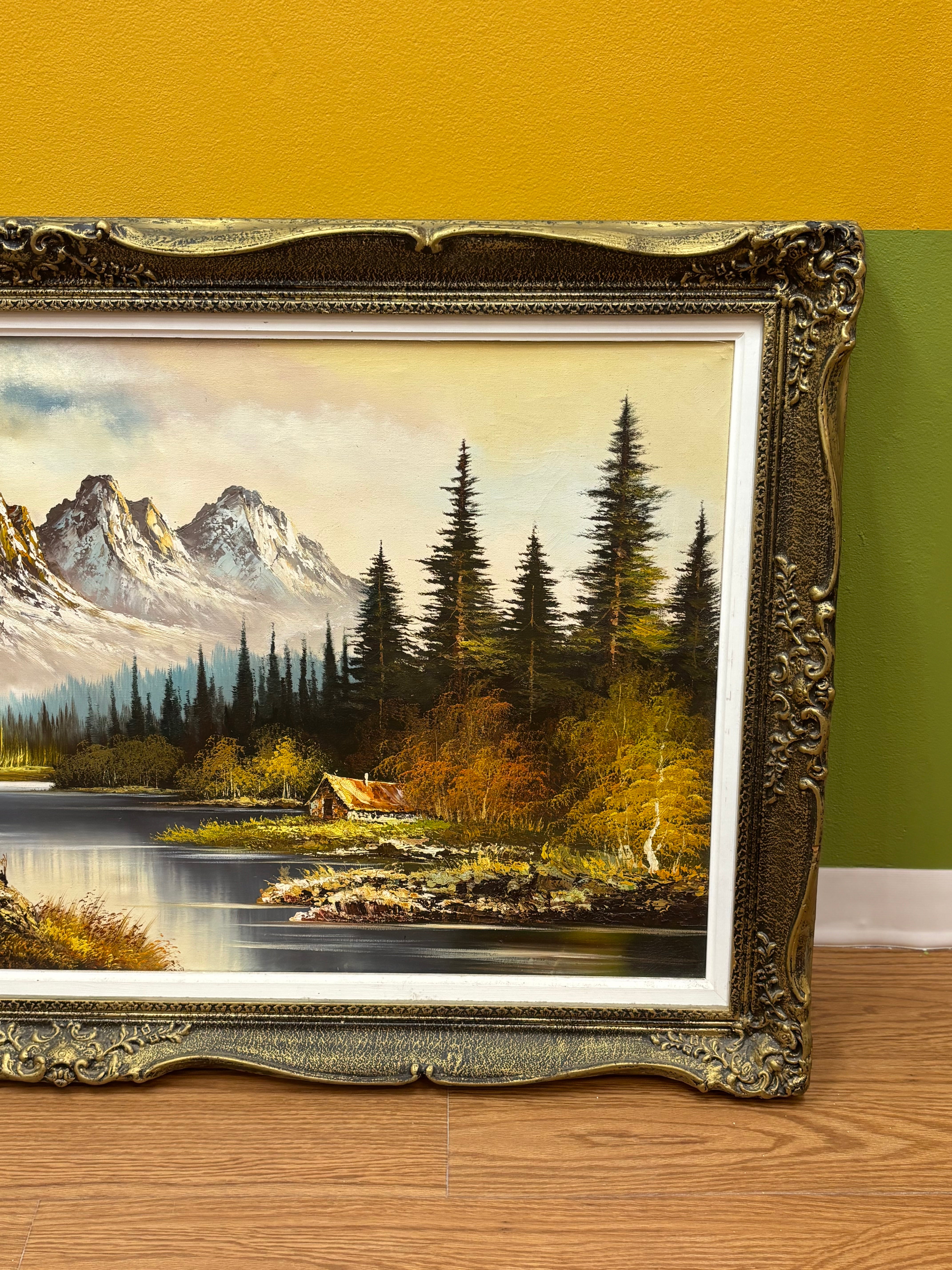 Large Framed Mountain Print