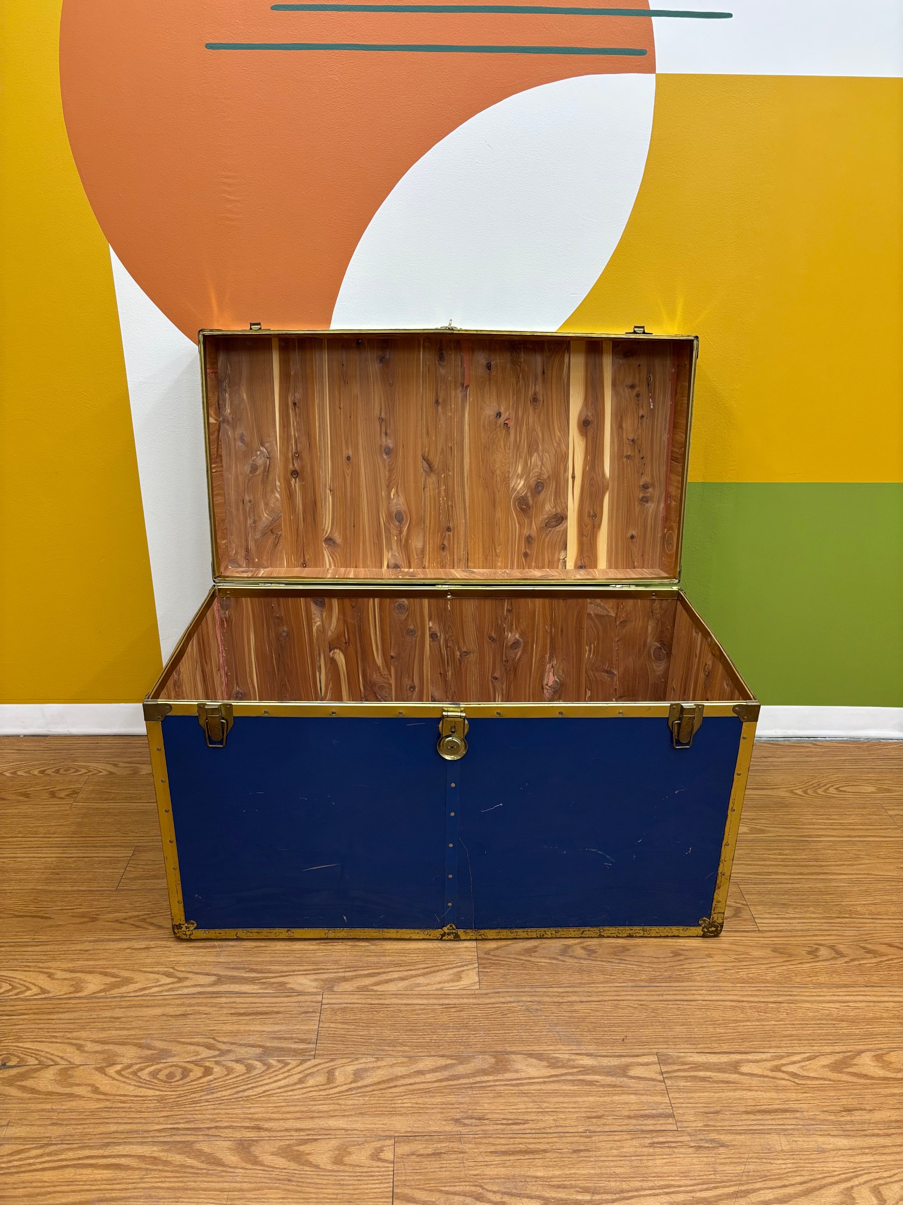 Large Blue Trunk