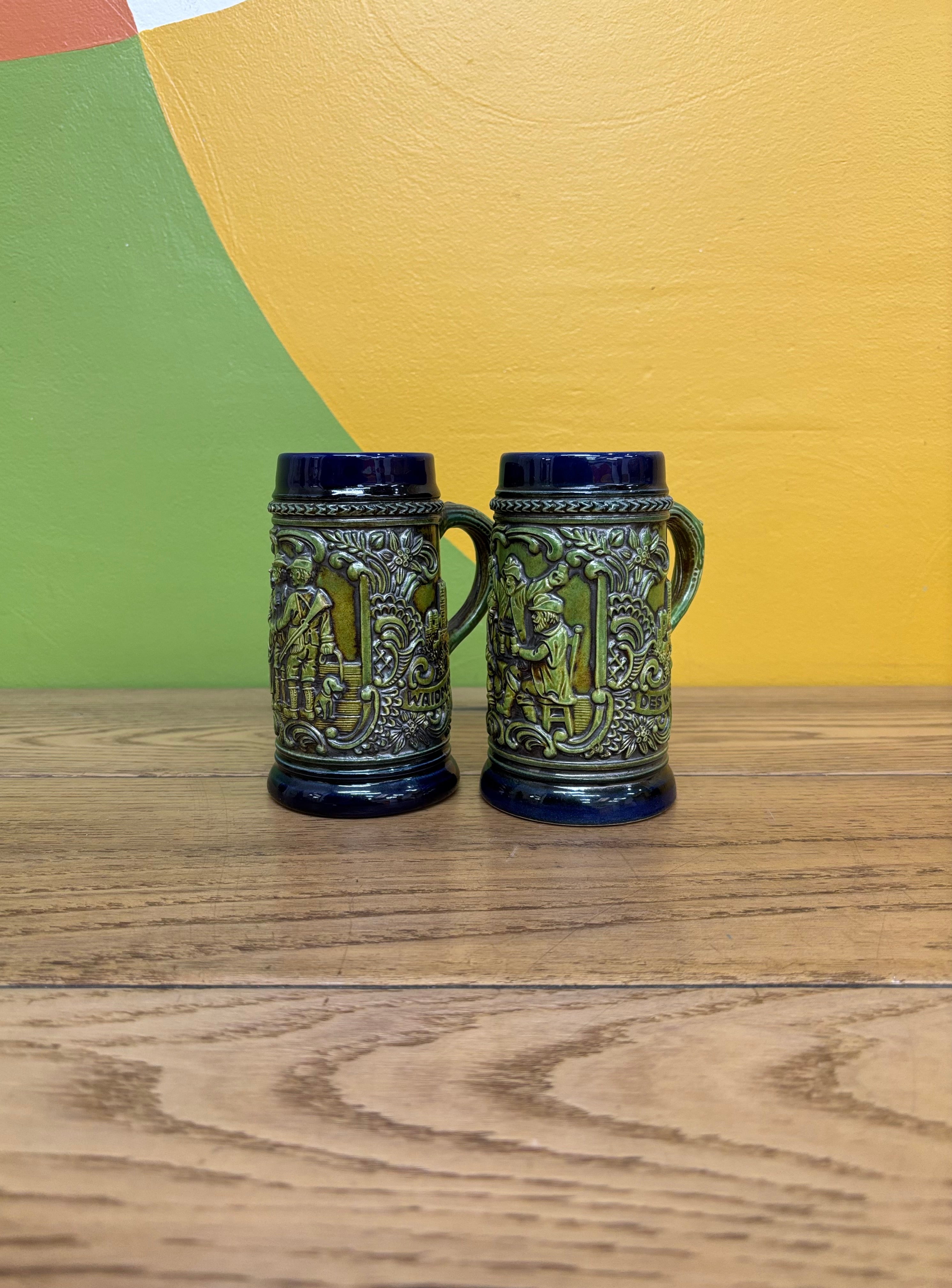 Gerzit Gerz Stoneware Steins (Made in West Germany)