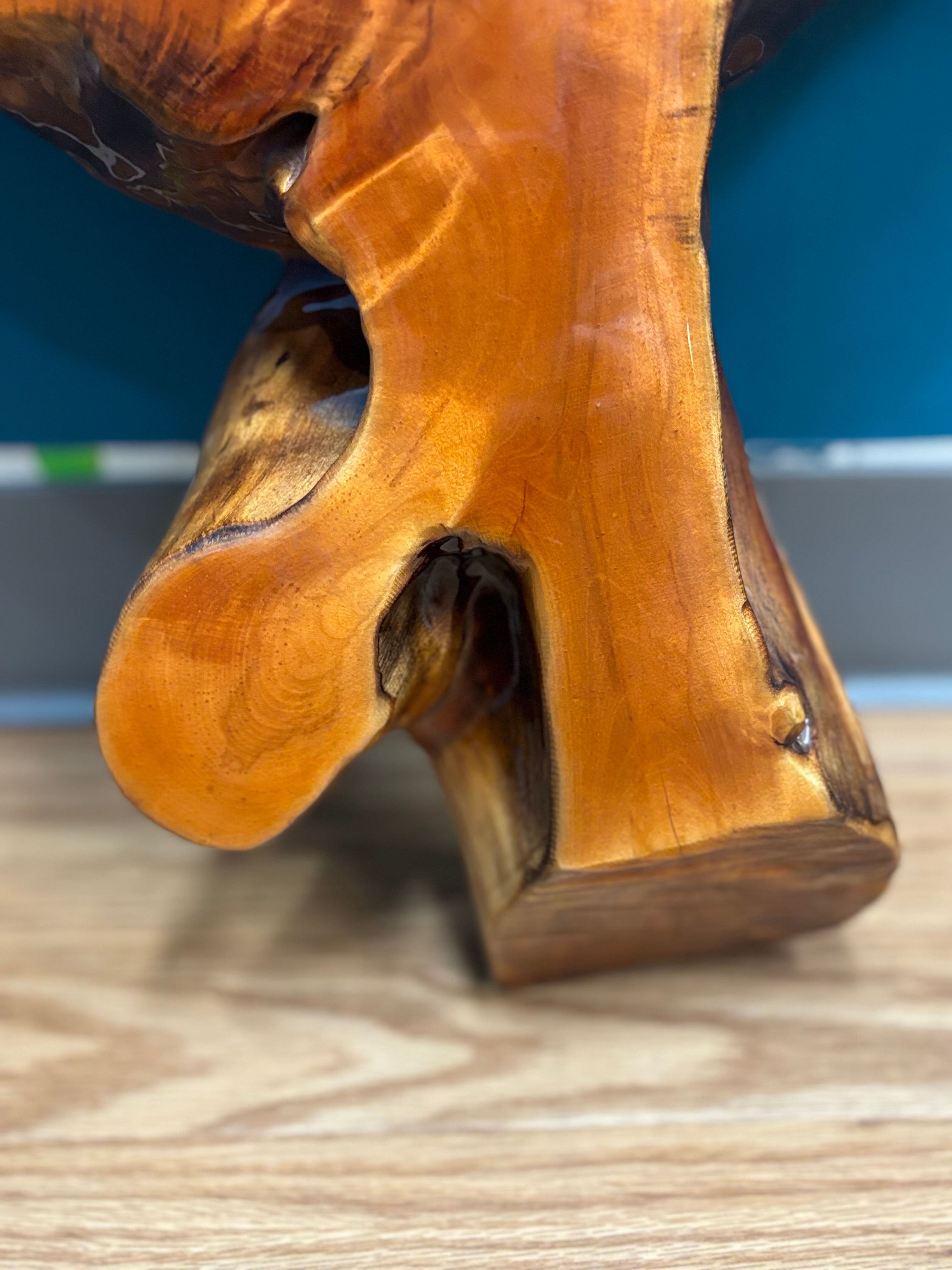 Live Edge Wood Wall Clock