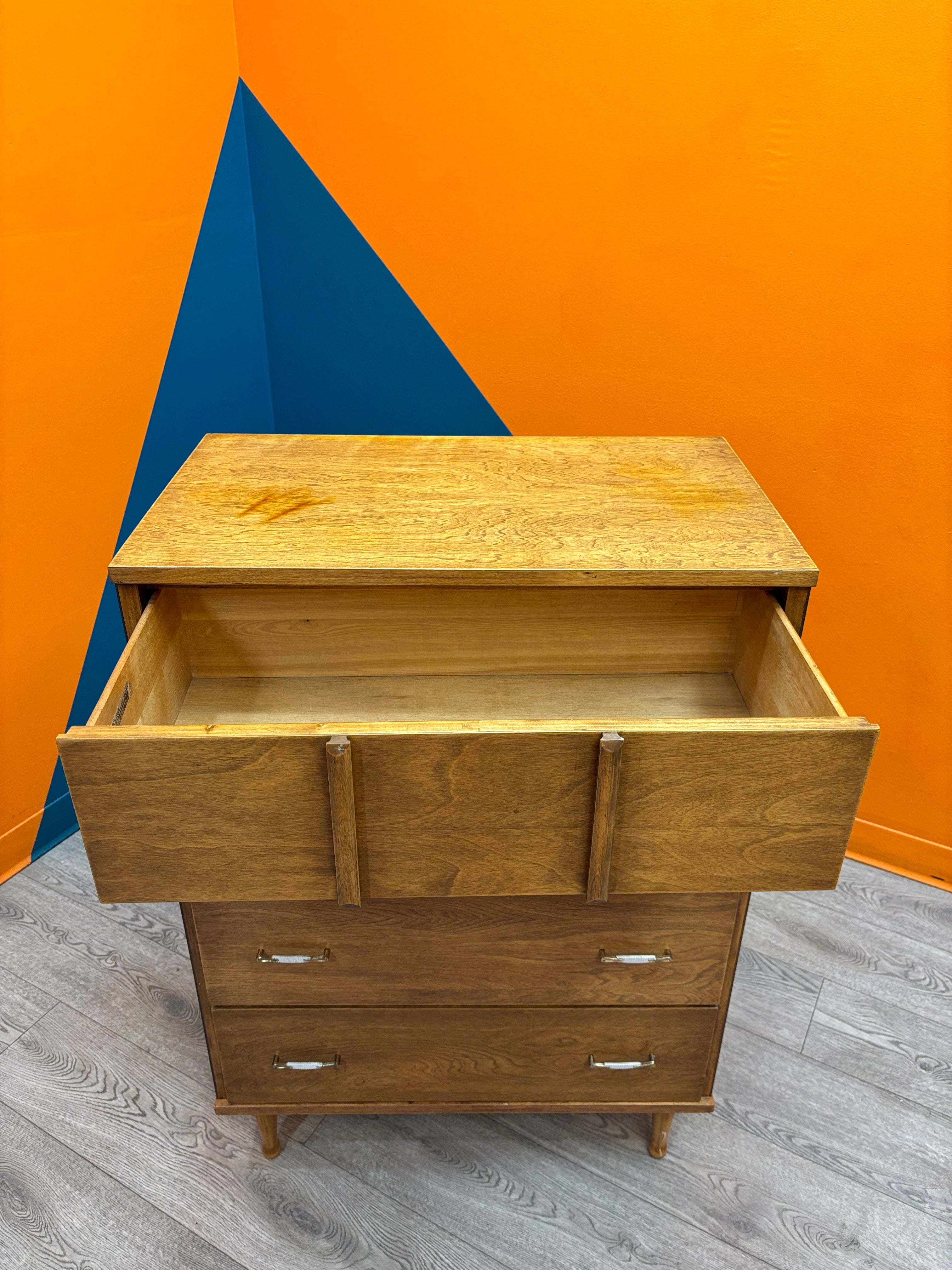Wood 4 Drawer Dresser (J.W Kilgour & Bro.)