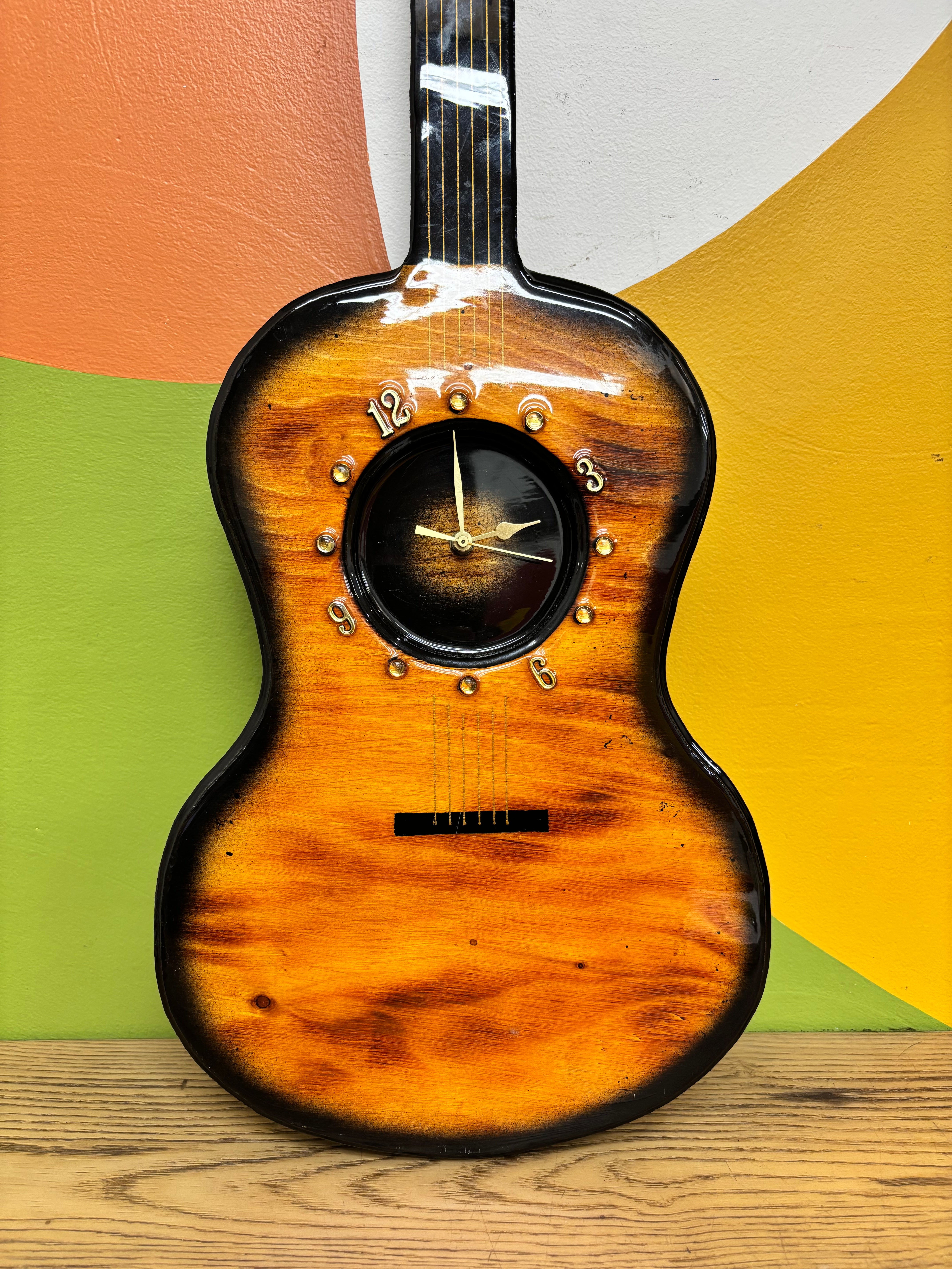 Guitar Wall Clock