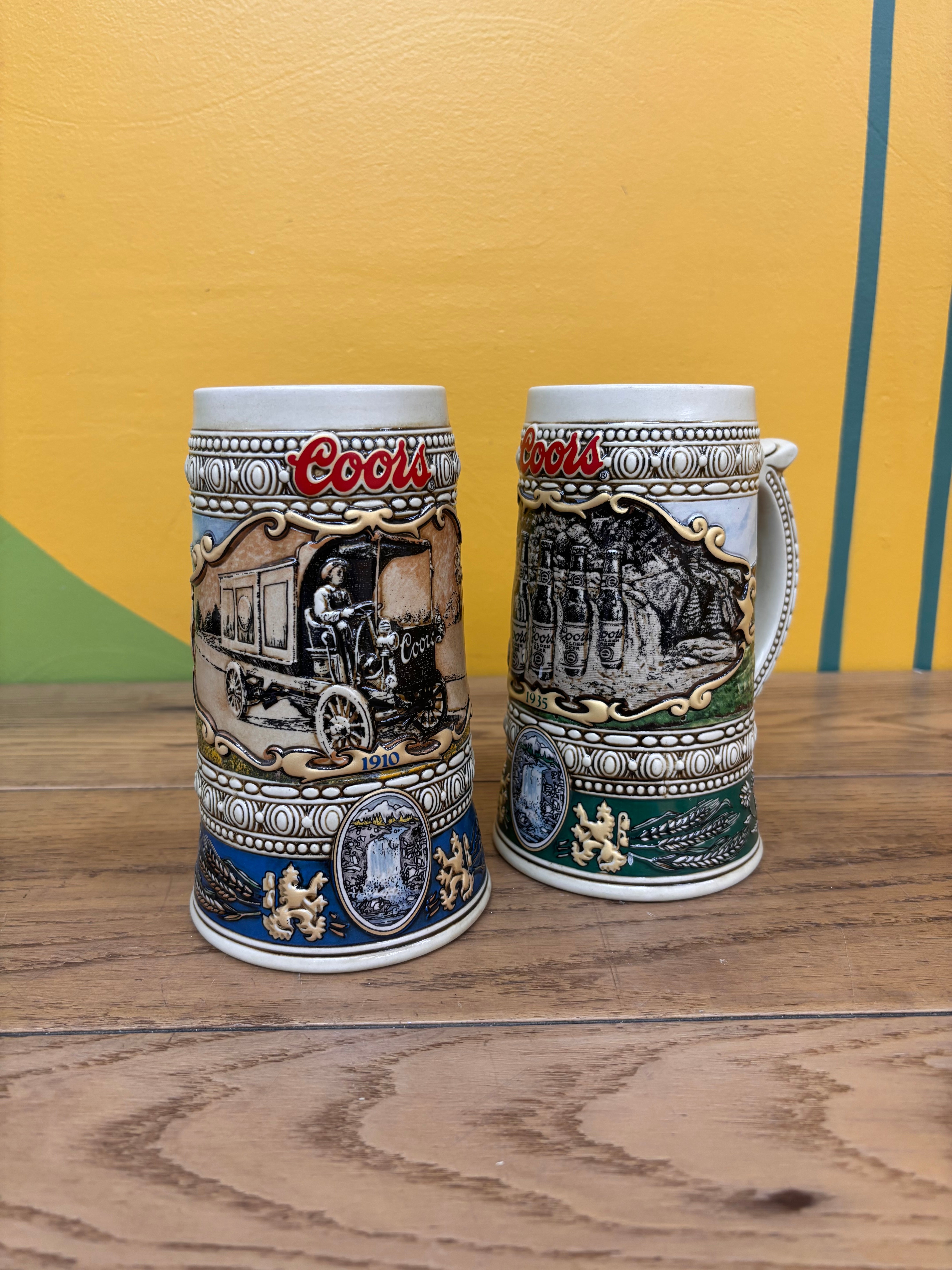 Coors Beer Steins