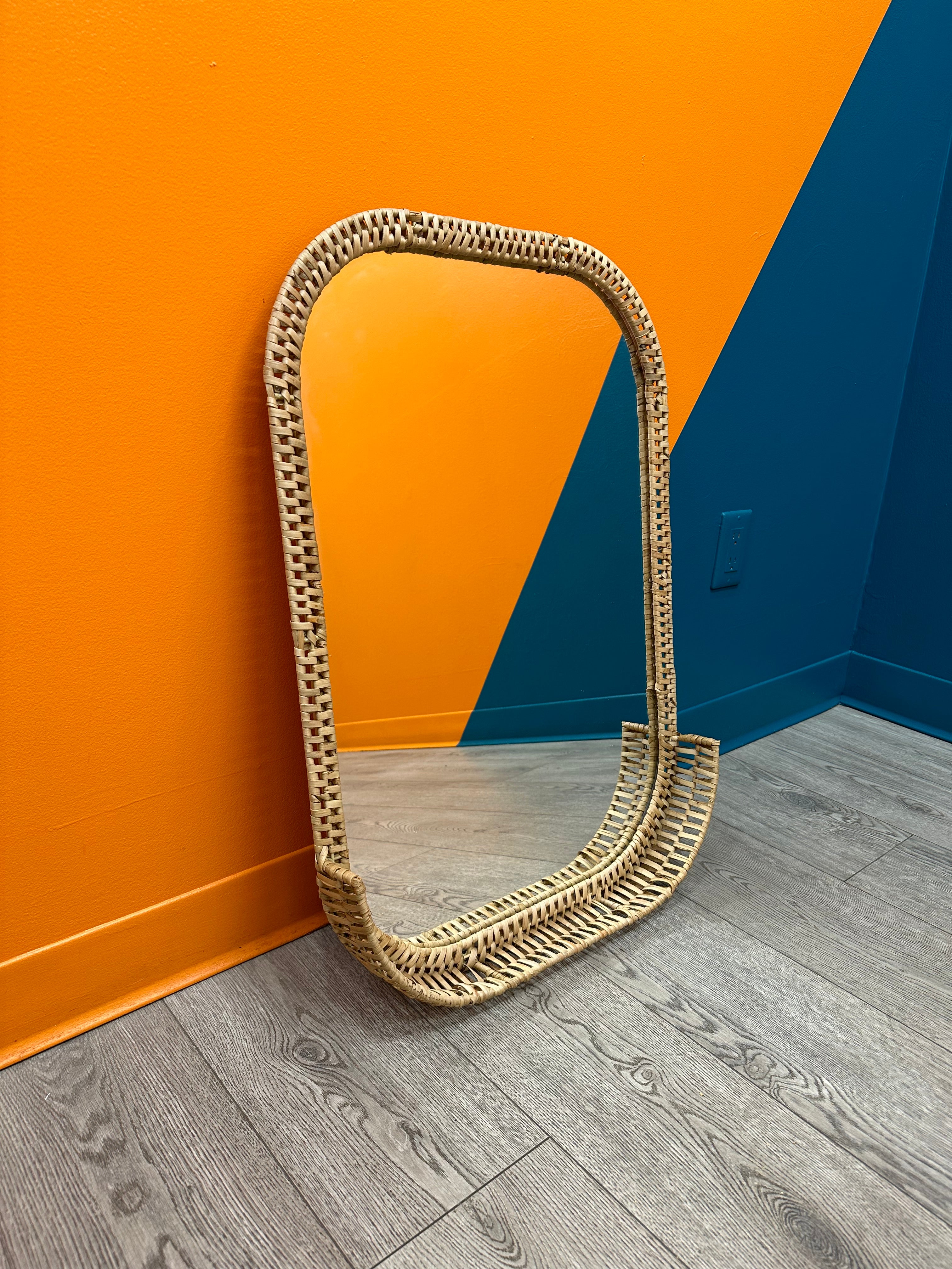 IKEA Rattan Wicker Mirror
