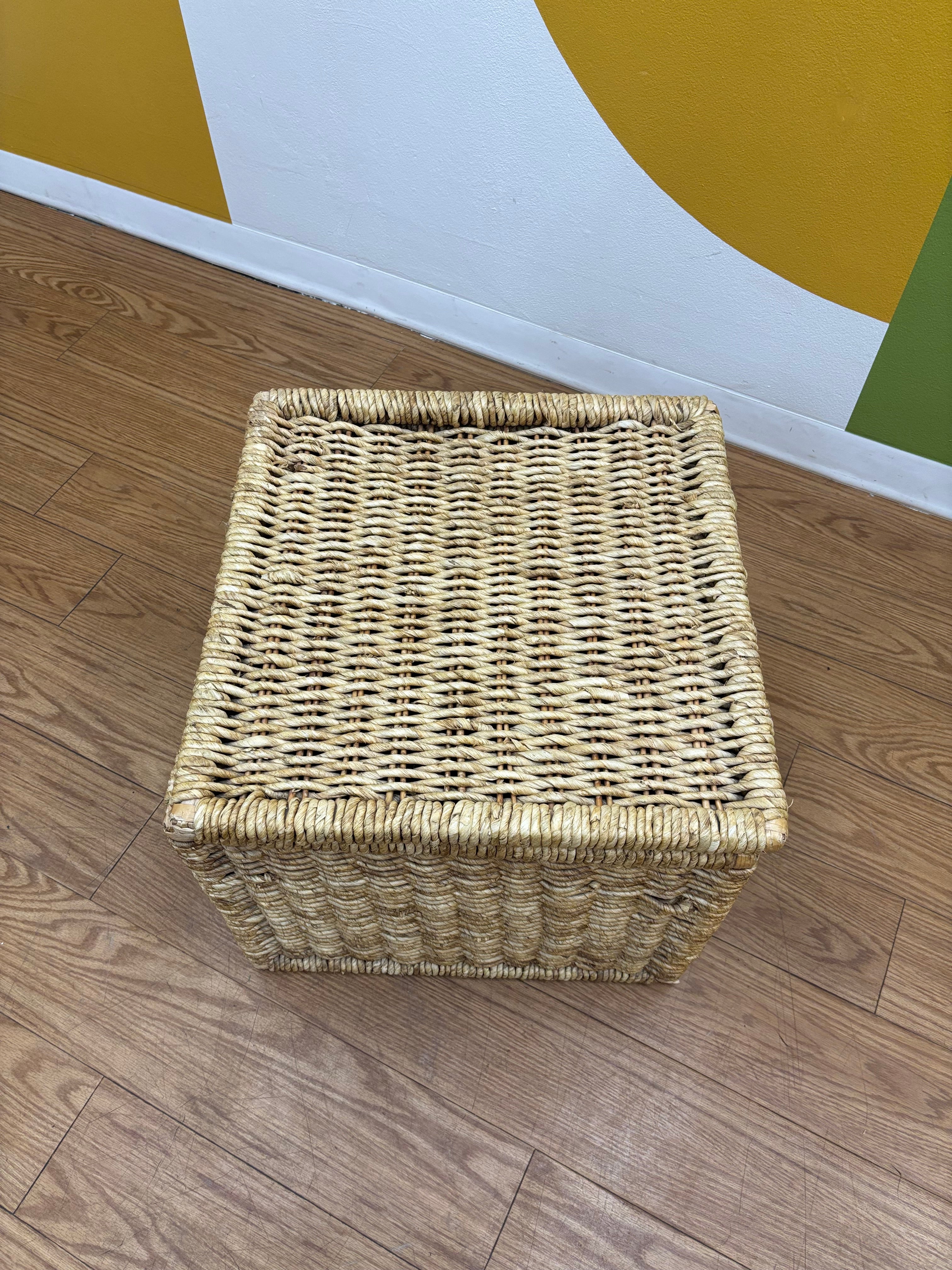 Square Wicker Hamper