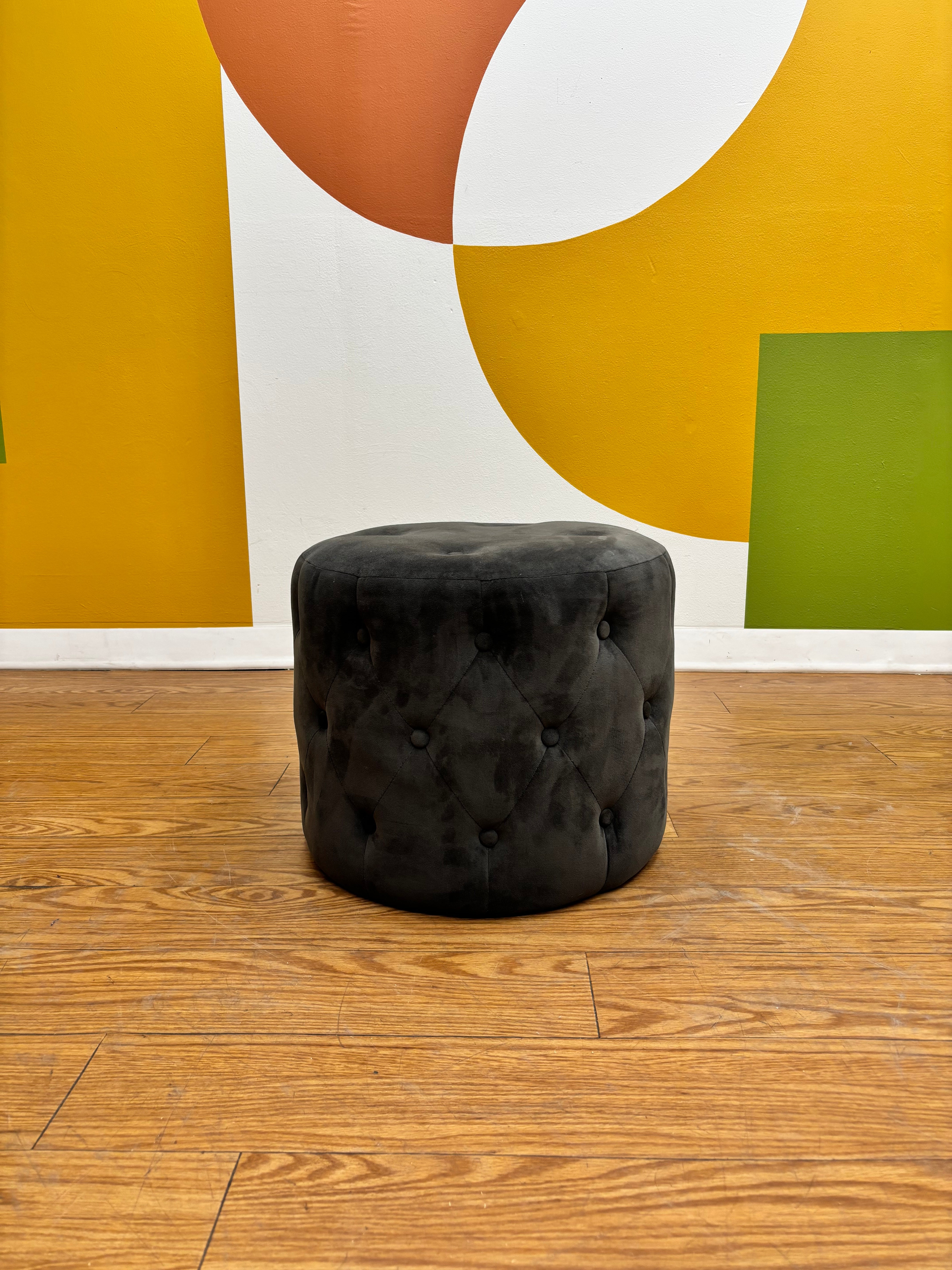 Grey Pouf