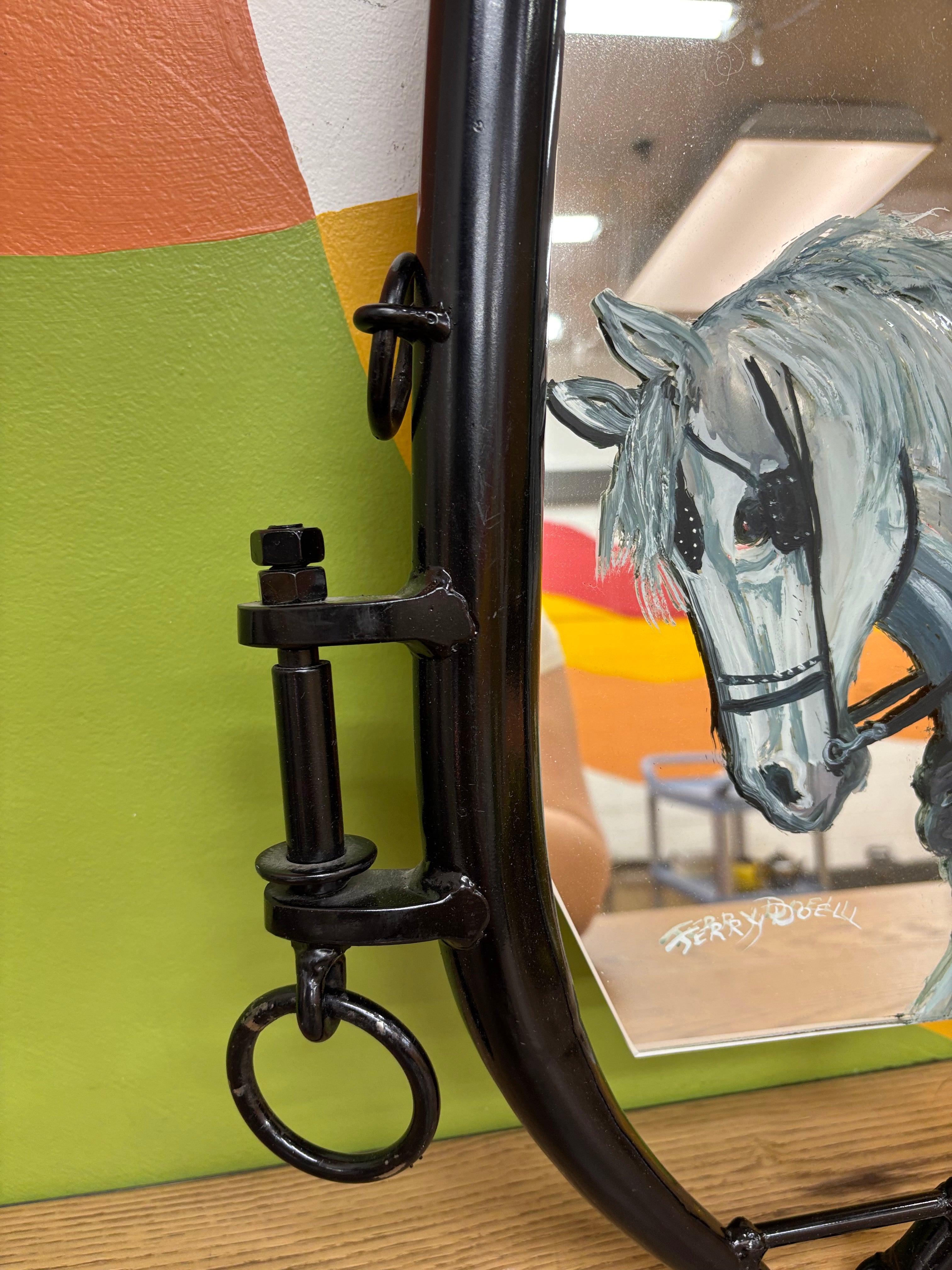 Decorative Horse Collar Mirror
