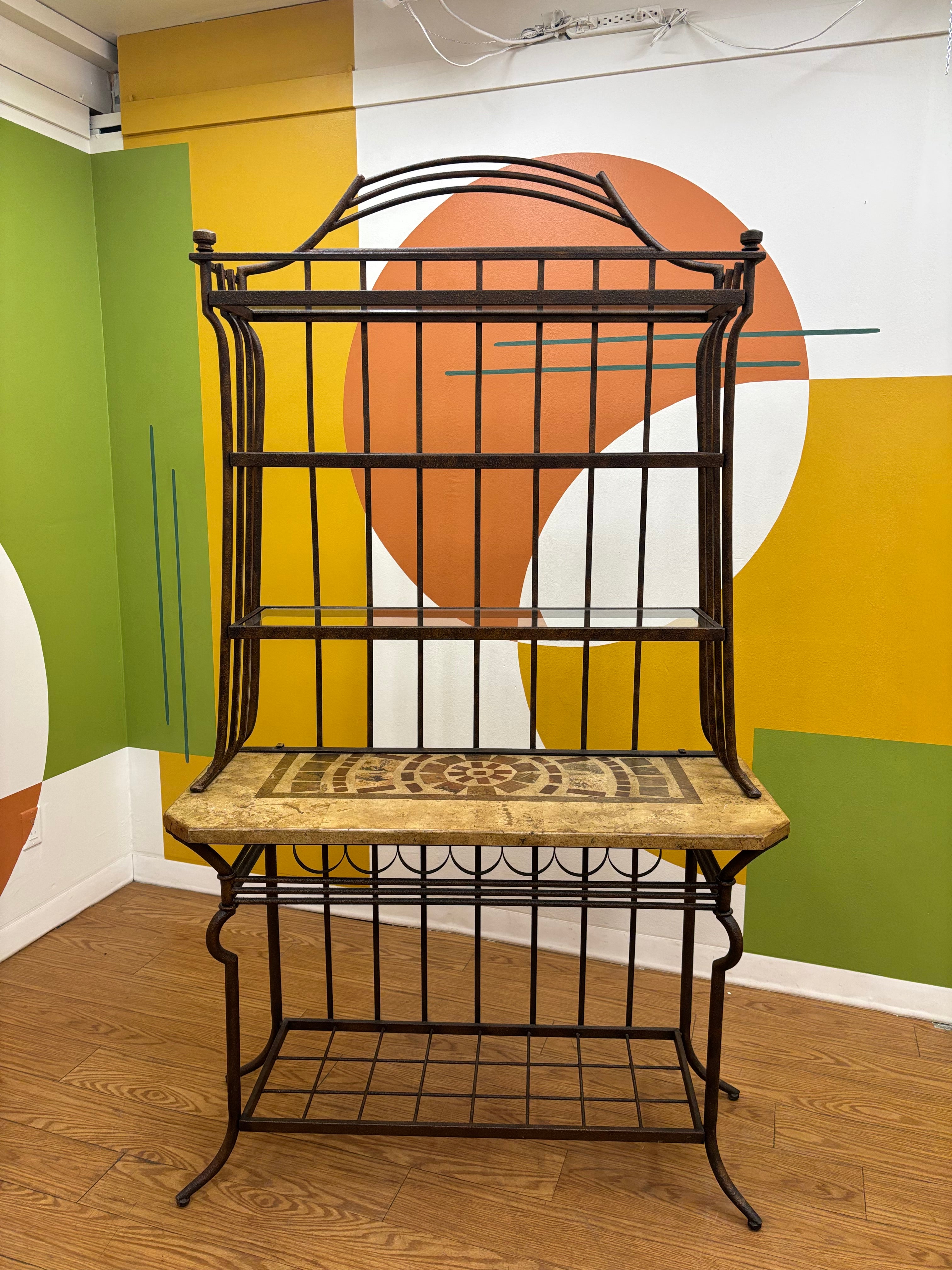 Wrought Iron Bakers Rack