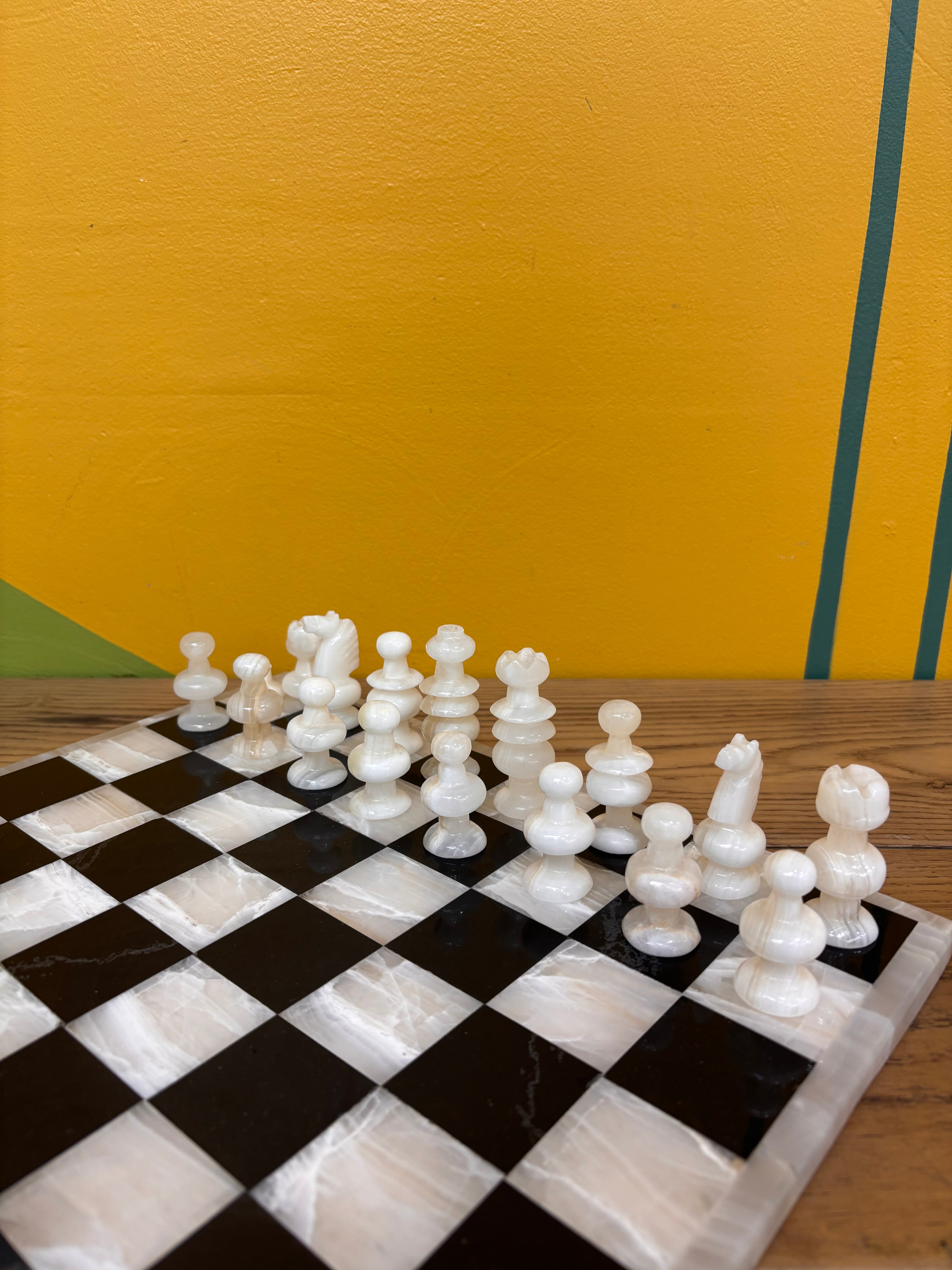 Marble Chessboard Set