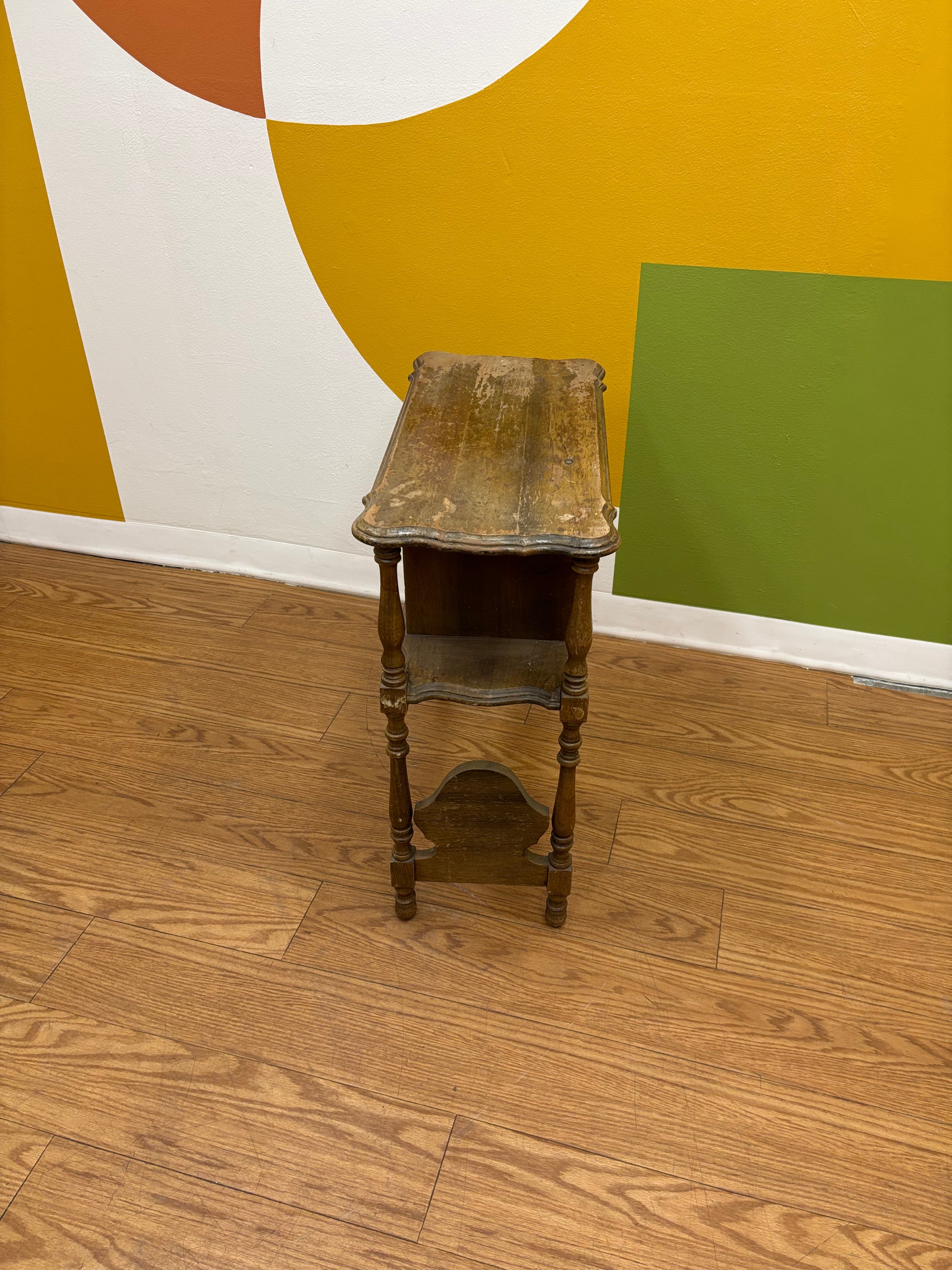 Wood Side Table