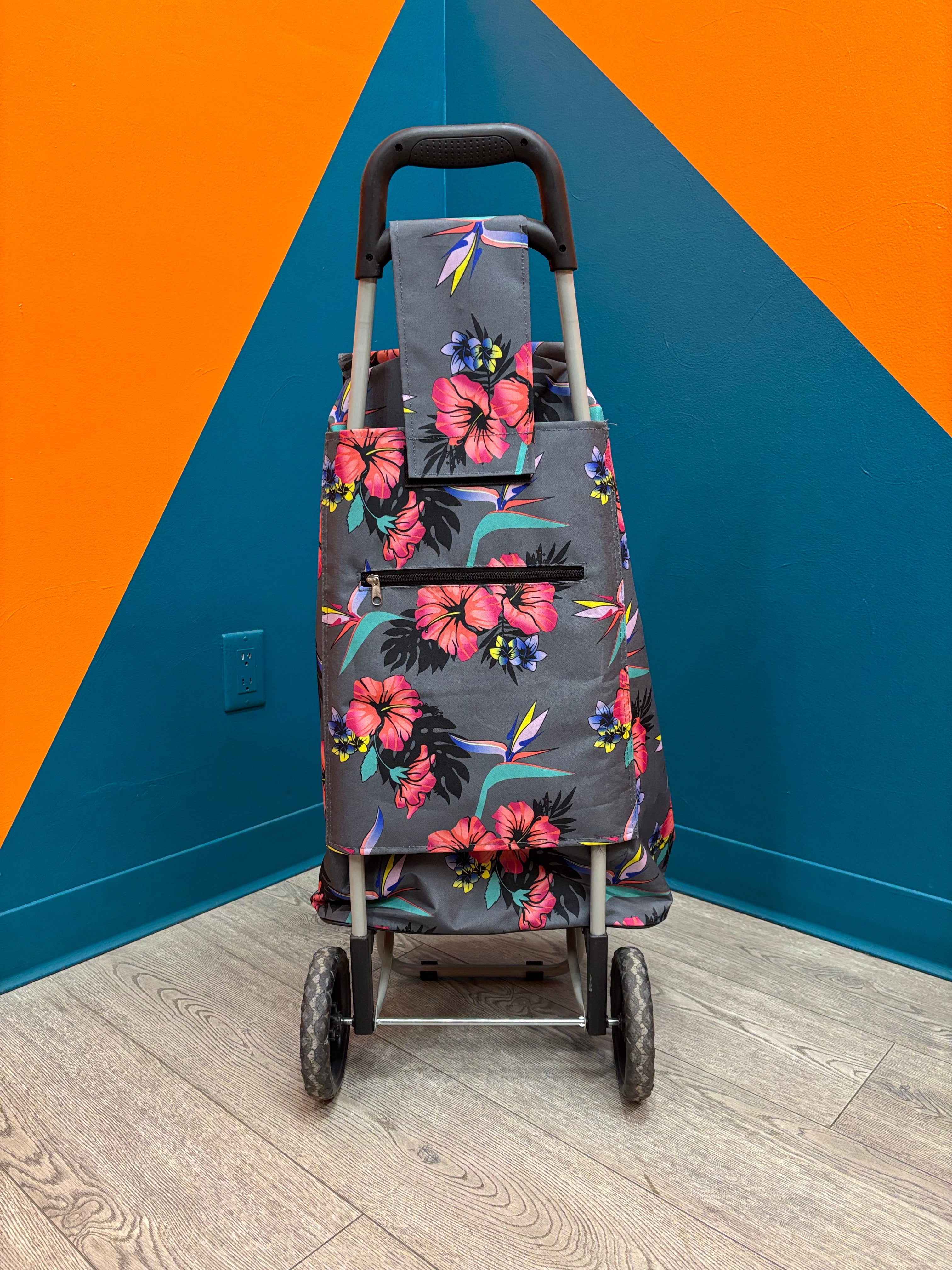 Floral Trolley Cart