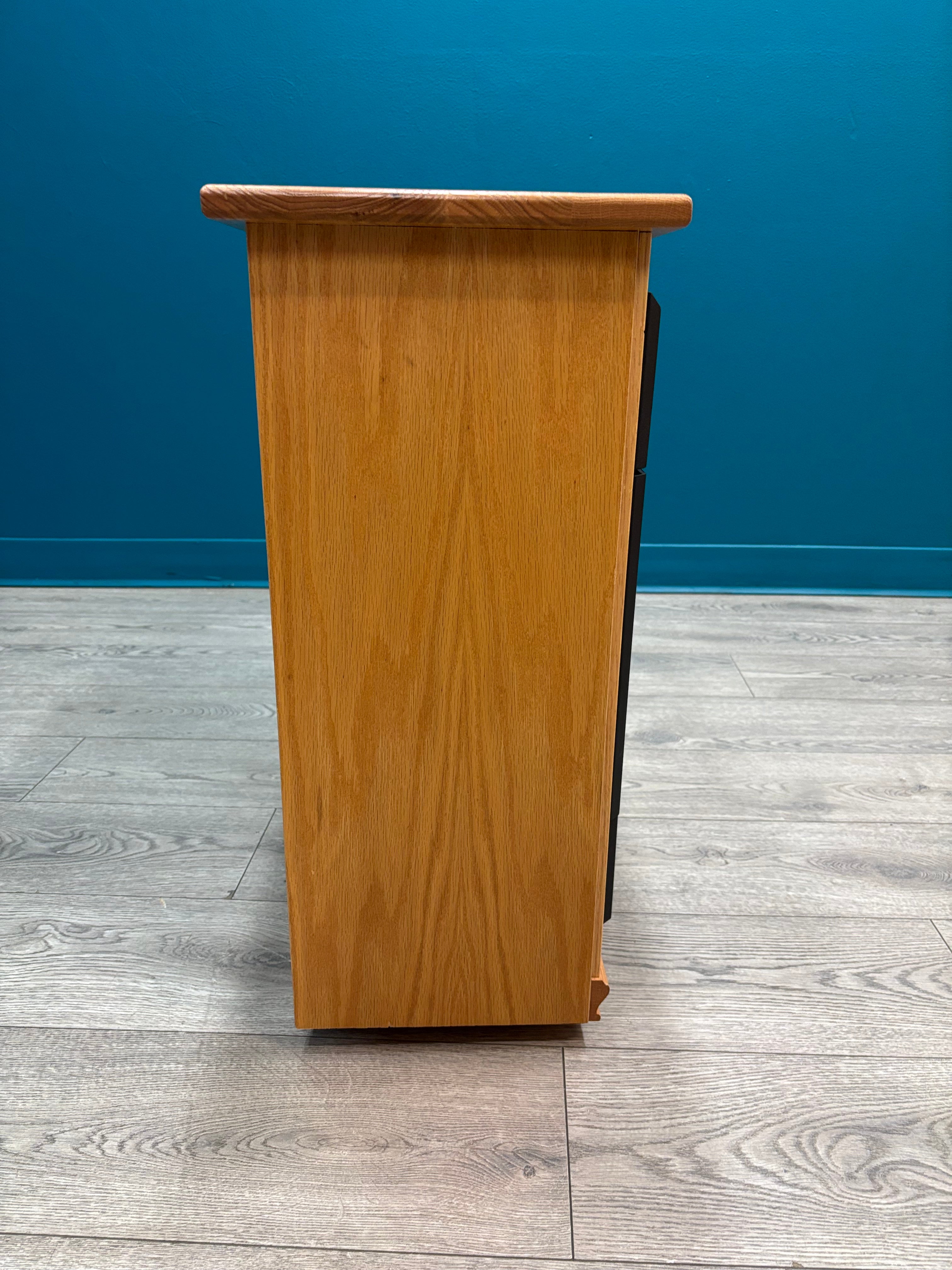 Rolling Electric Fireplace (Heat Surge)