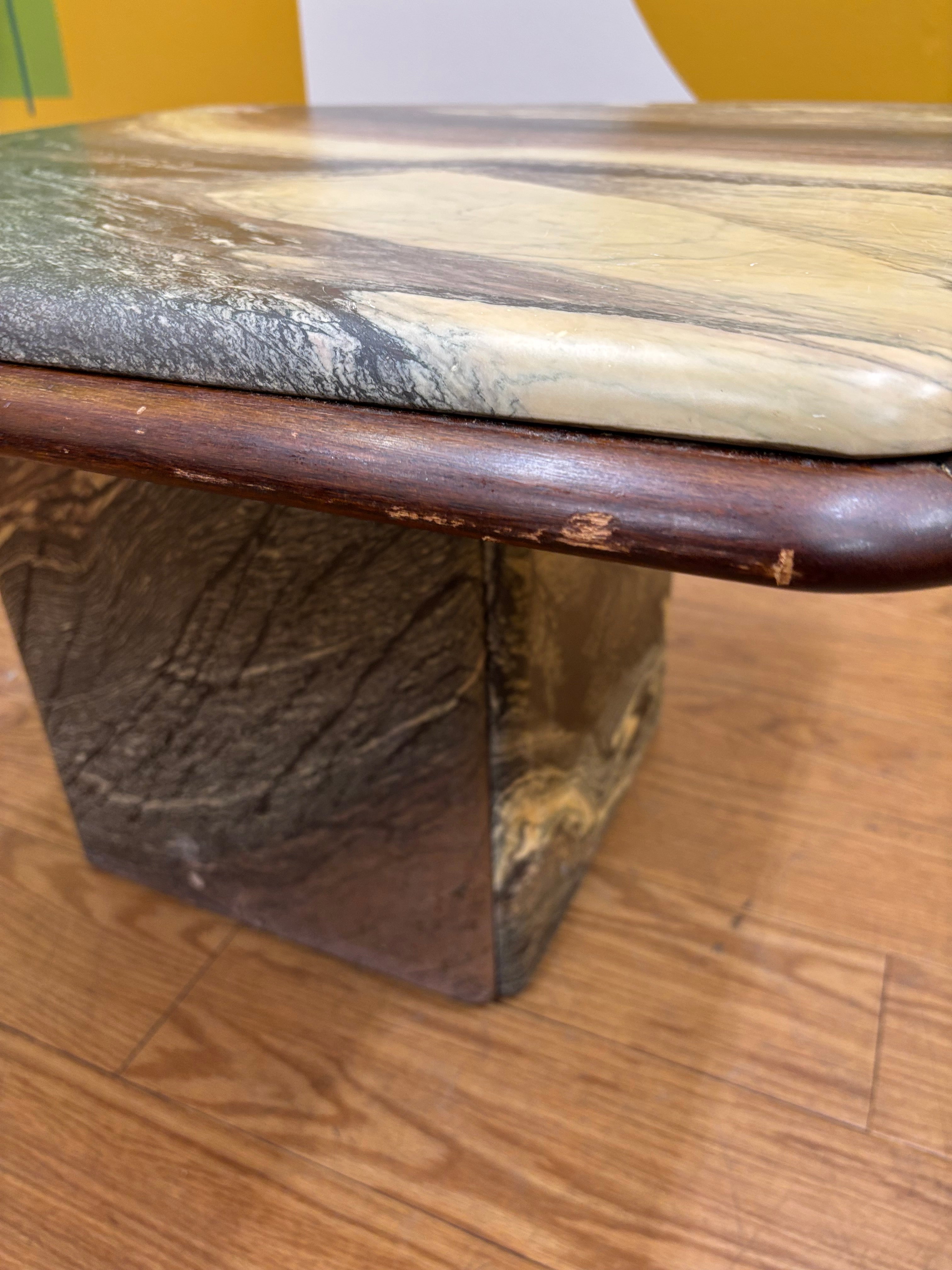 Square Marble Top Coffee Table