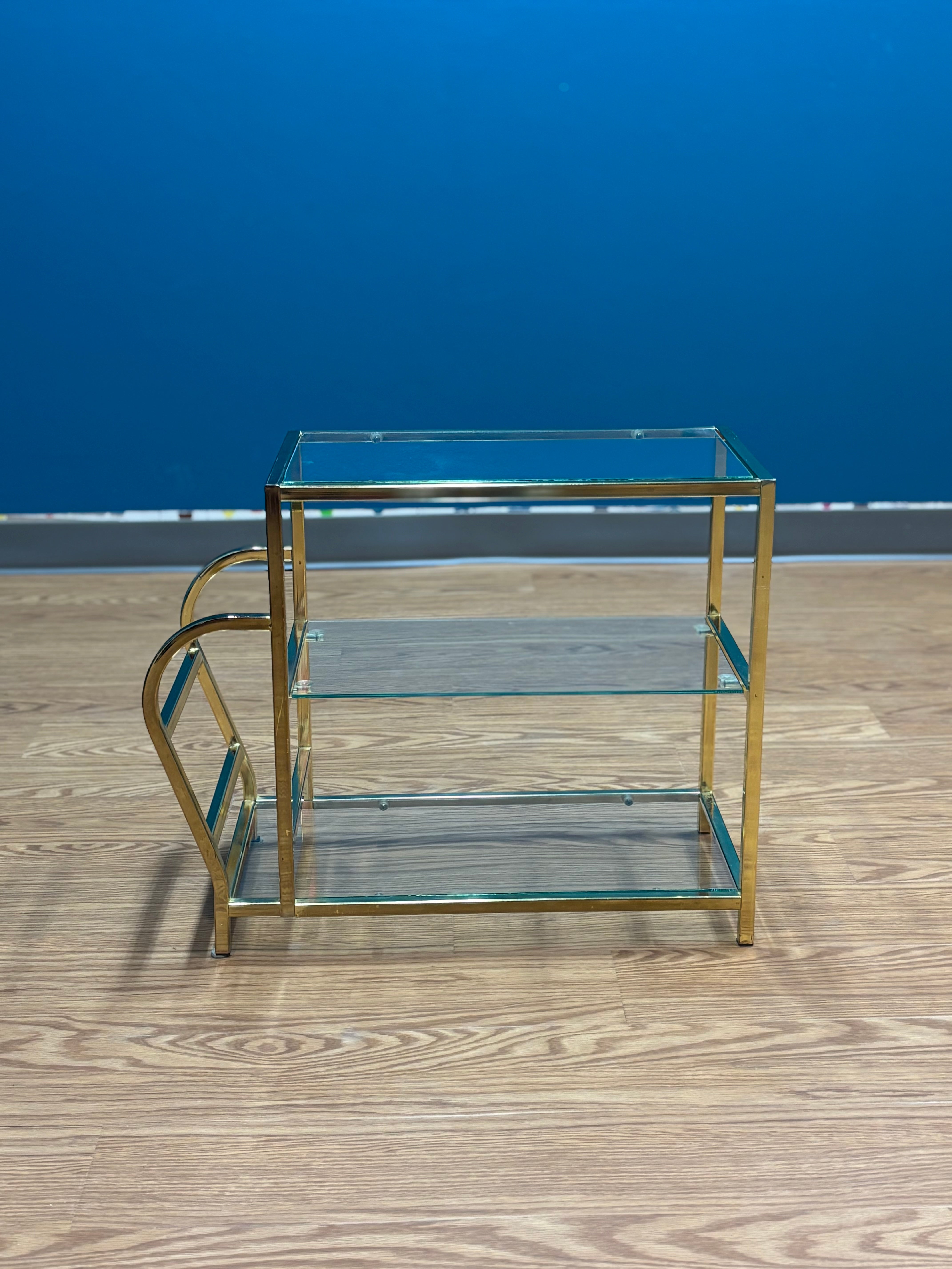 Glass and Brass Table