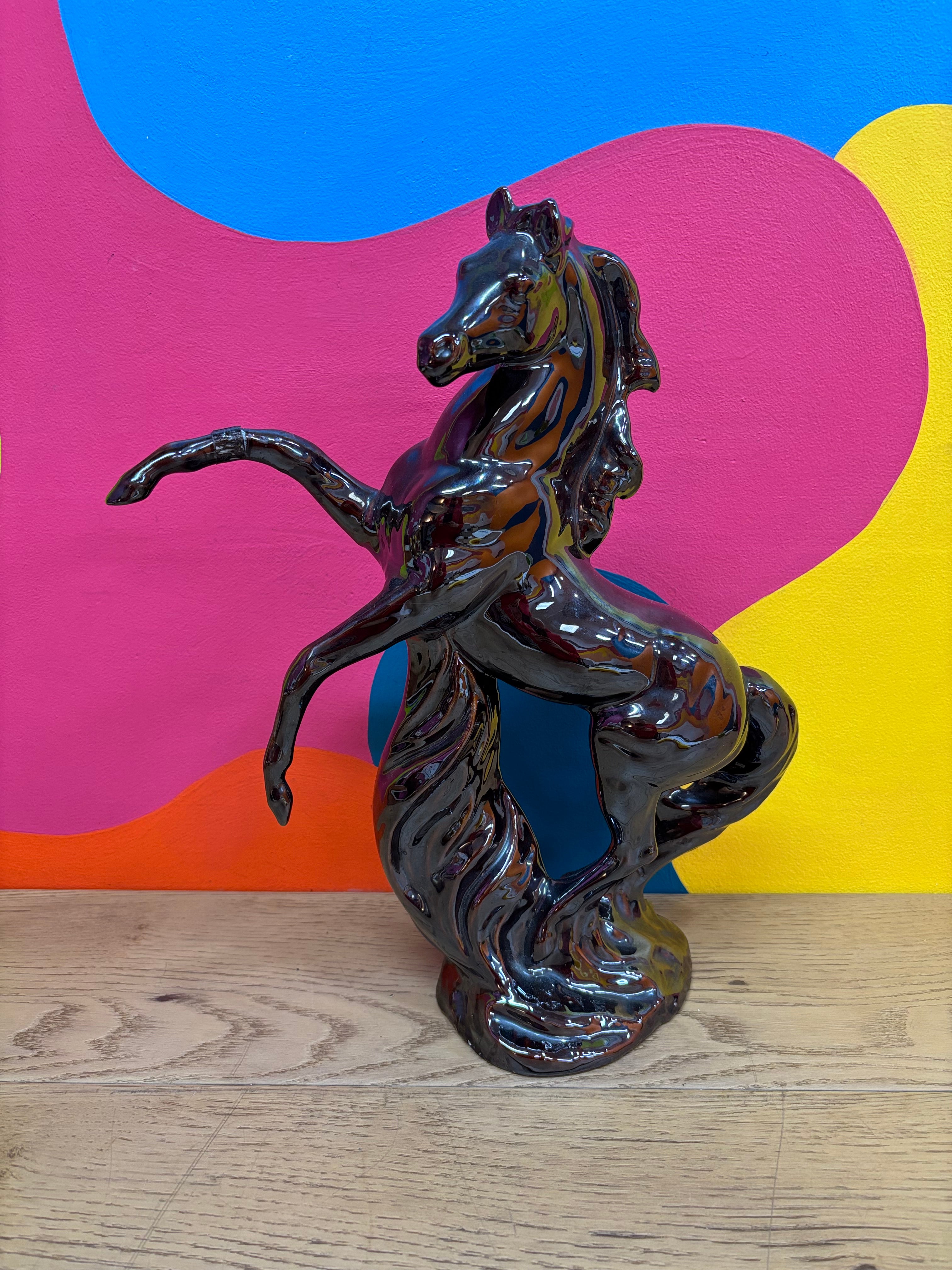 Large Ceramic Horse Statue