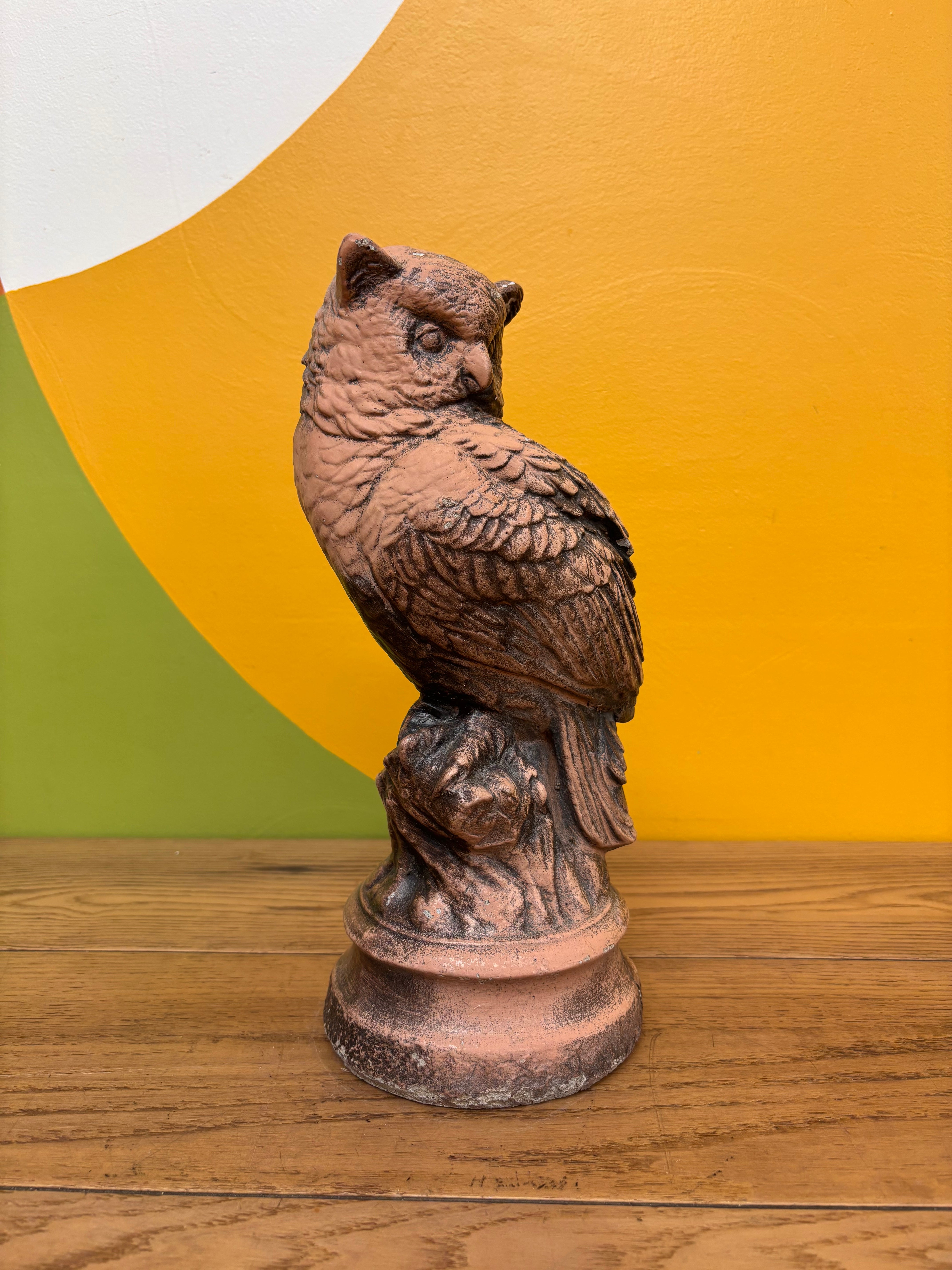 Large Owl Figurine