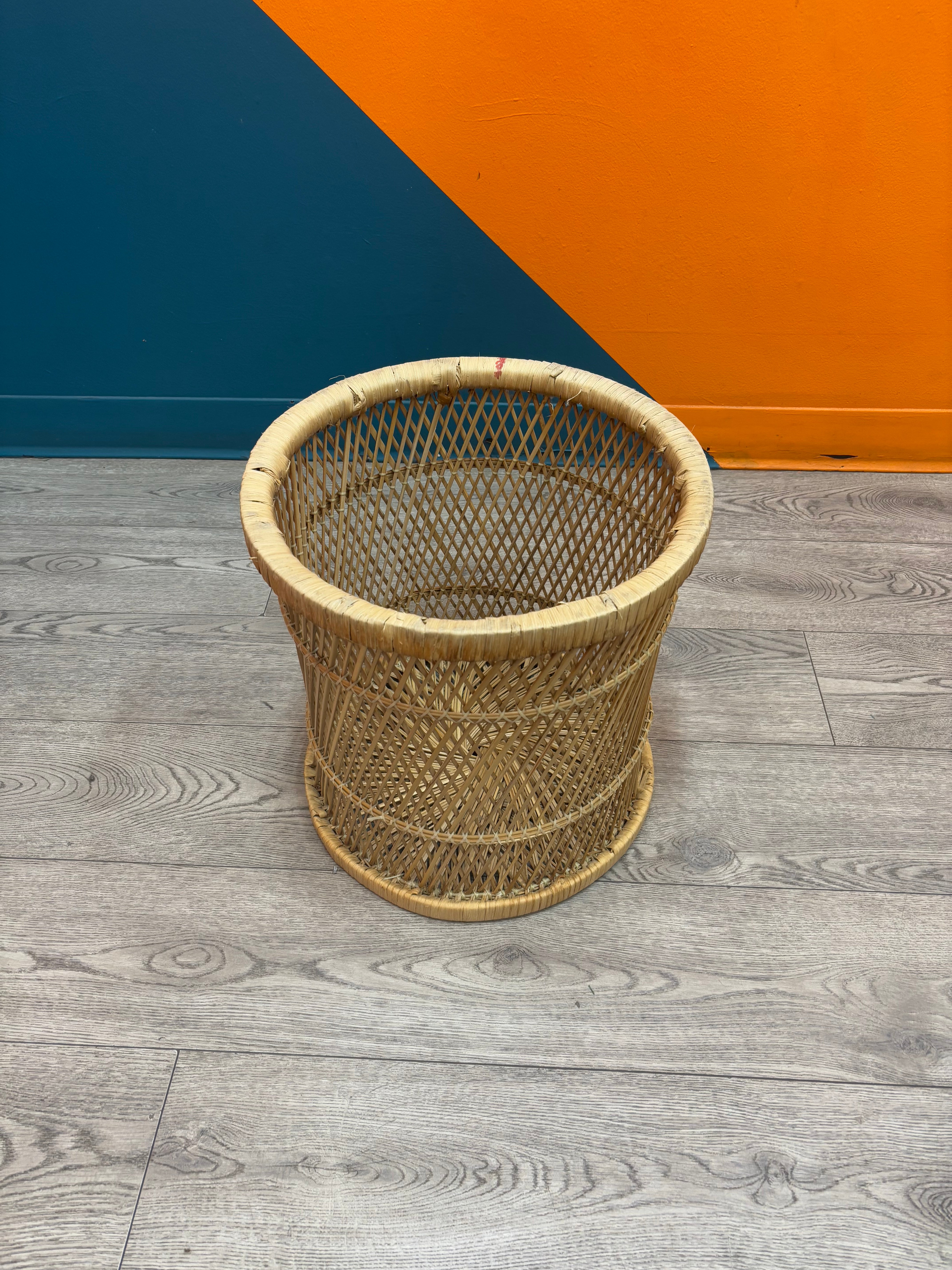 Small Wicker Side Table