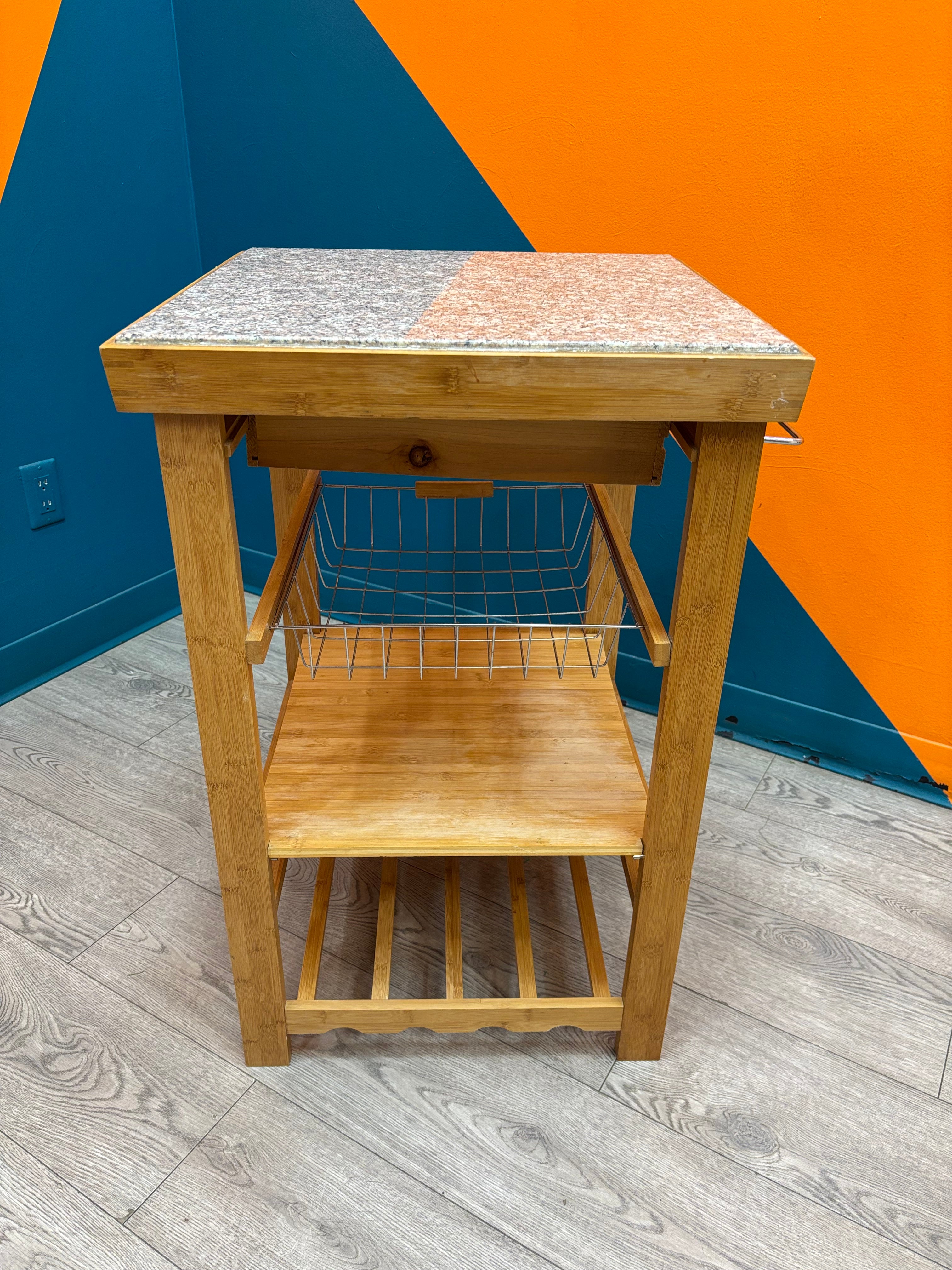 Wood Kitchen Cart